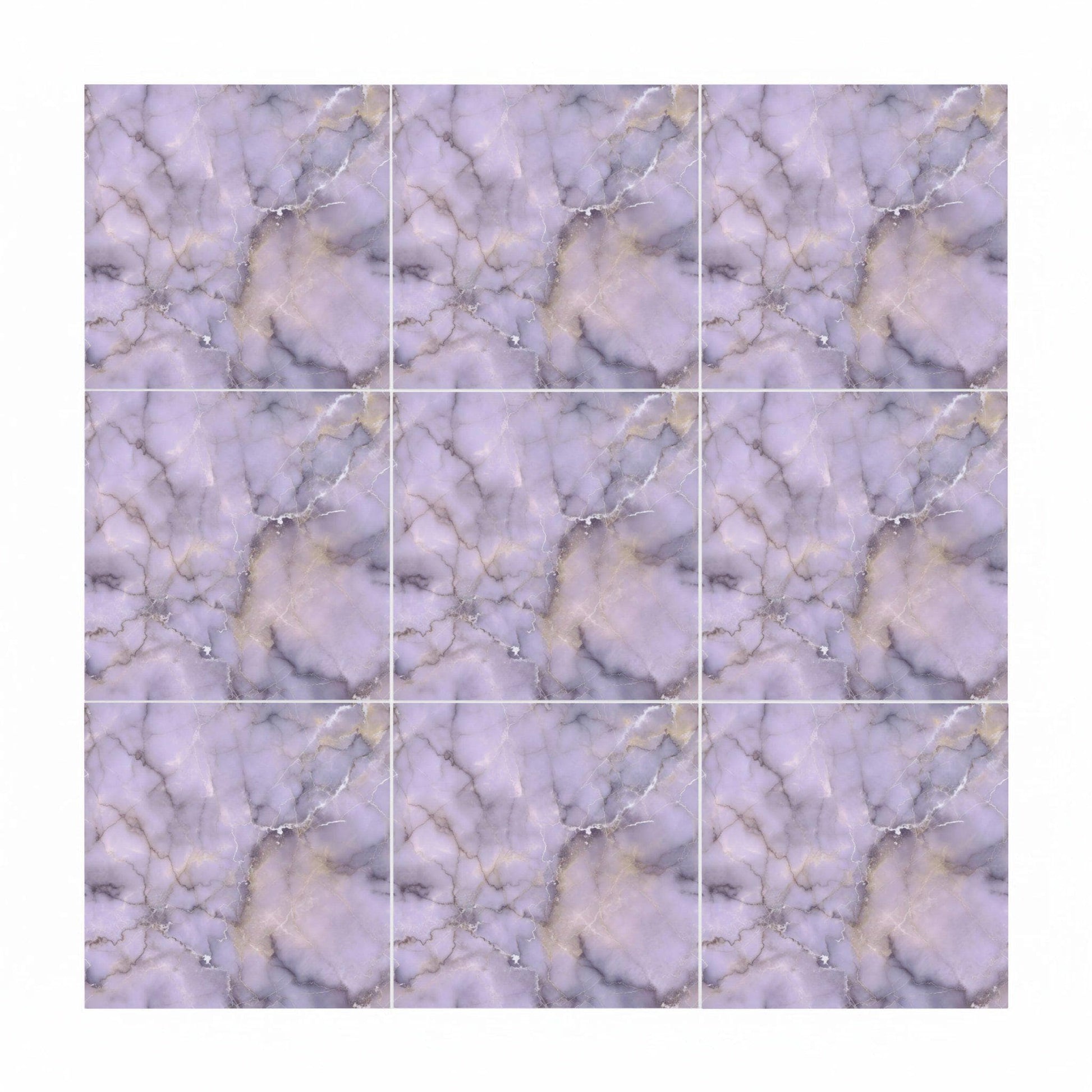 Ceramic Tile Lavender Marble — Ornamental Ceramic Décor