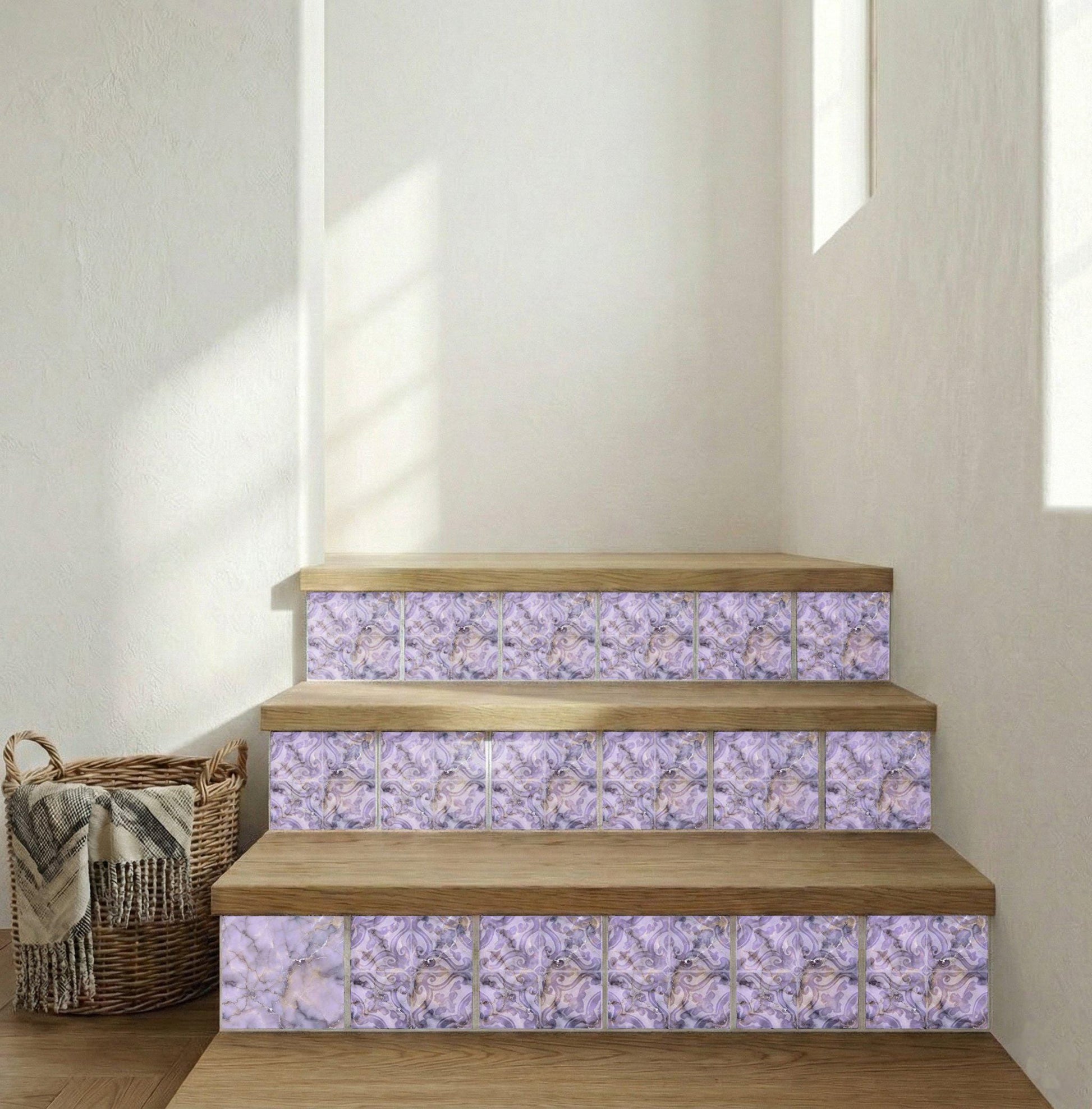 Ceramic Tile Lavender Marble — Ornamental Ceramic Décor