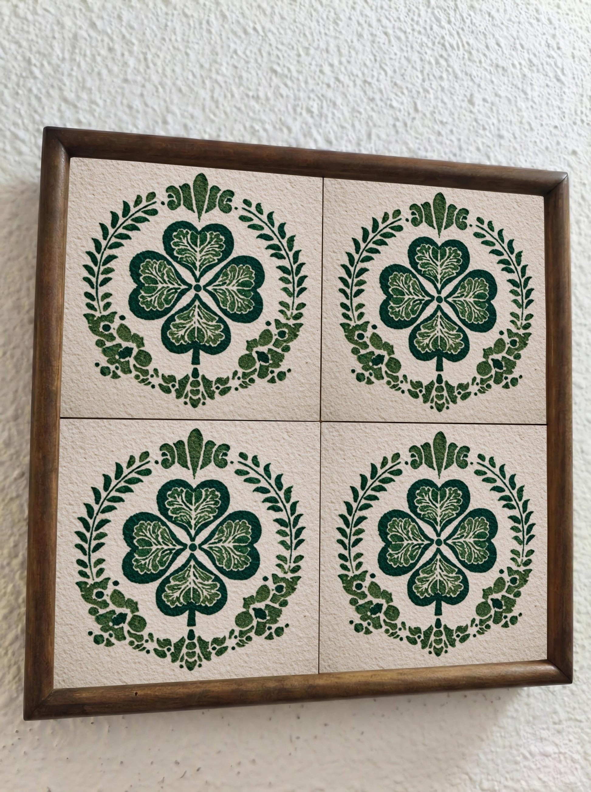 Azulejo-Fliese Cork — Ornament im Vintage-Stil
