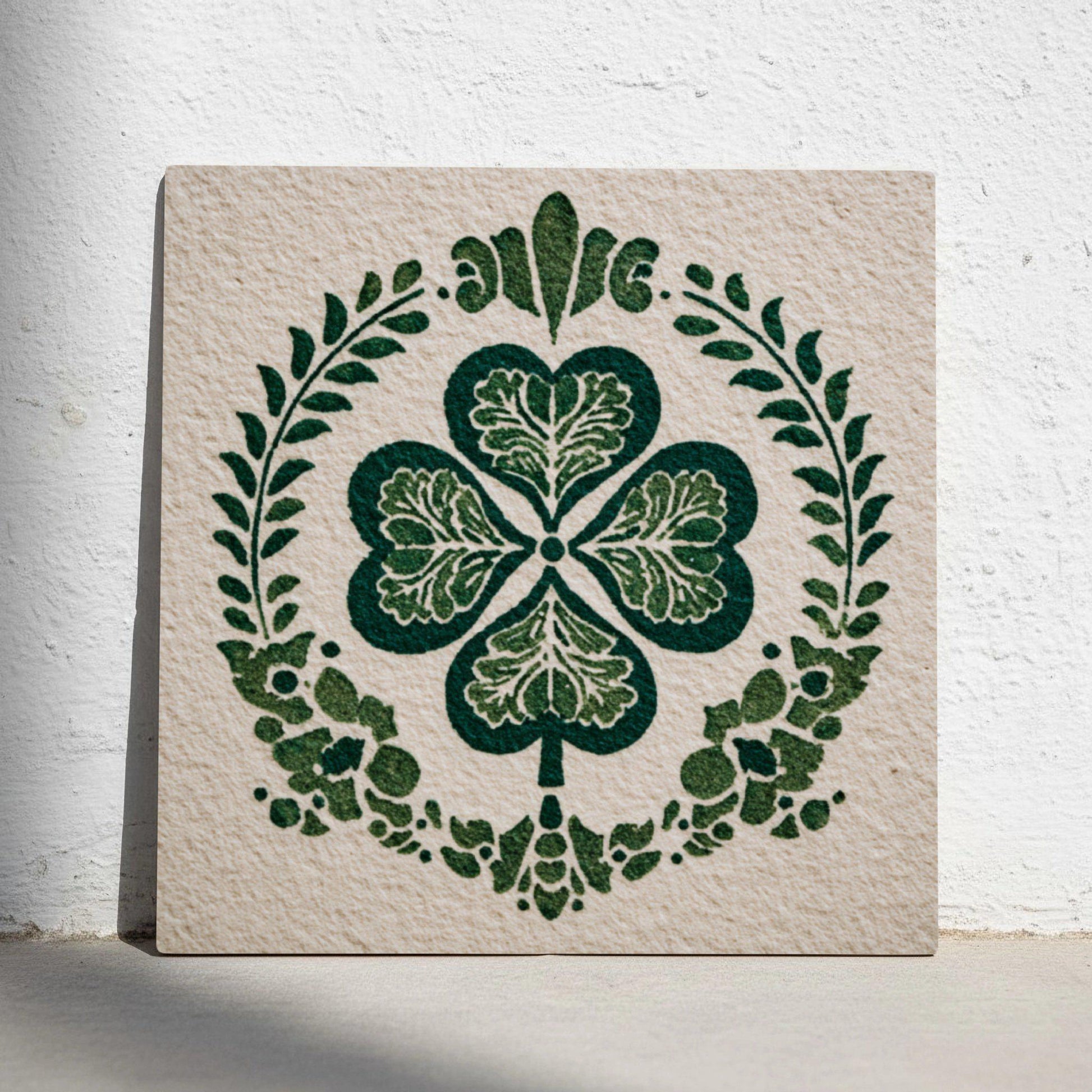 Azulejo-Fliese Cork — Ornament im Vintage-Stil