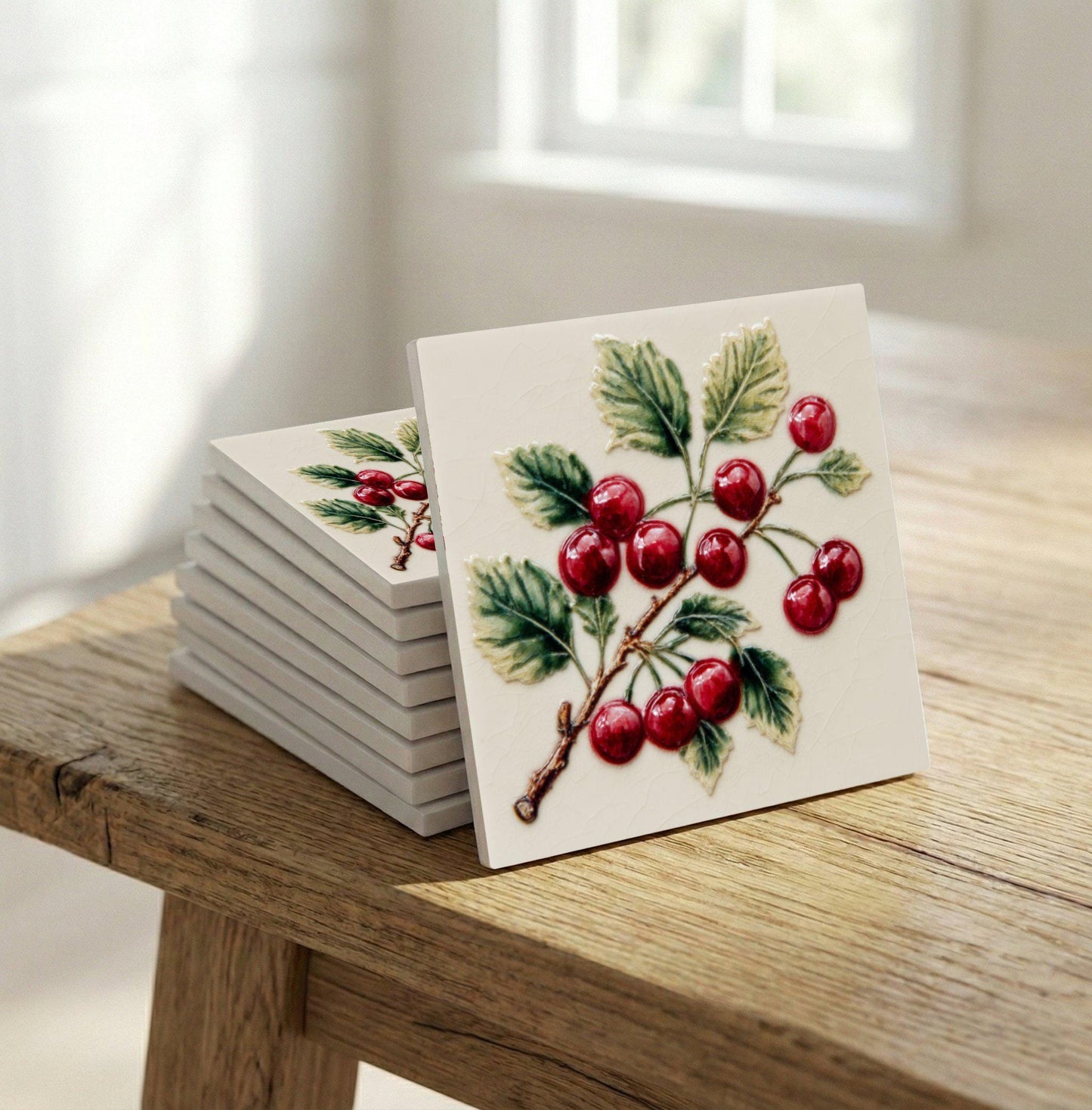 Azulejo-Fliese Oxford — Garteninspiriertes Muster
