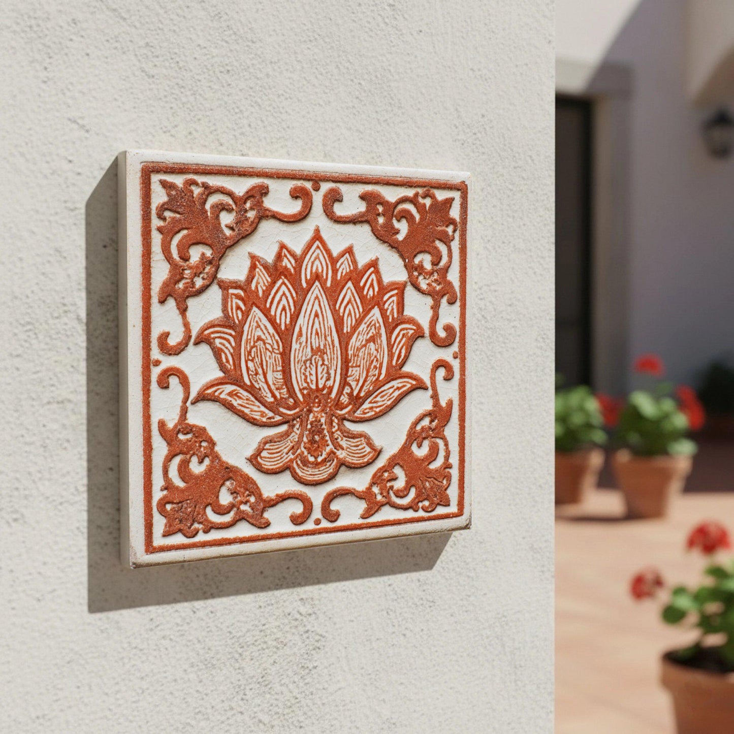 Debrecen Hungary — Nature Motif Décor Decorative Tile