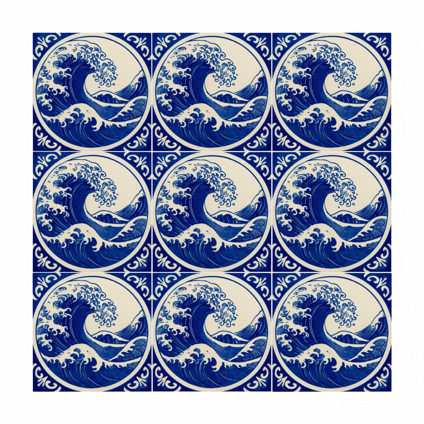 Ceramic Tile Tokyo Japan — Coastal Mediterranean Décor
