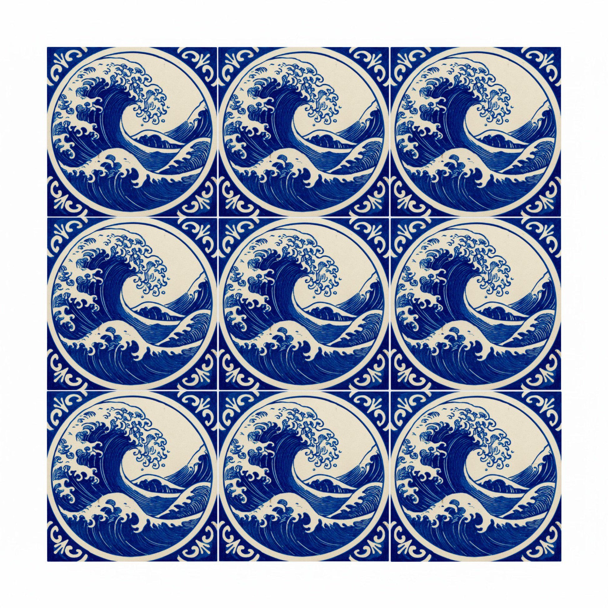 Ceramic Tile Tokyo Japan — Coastal Mediterranean Décor