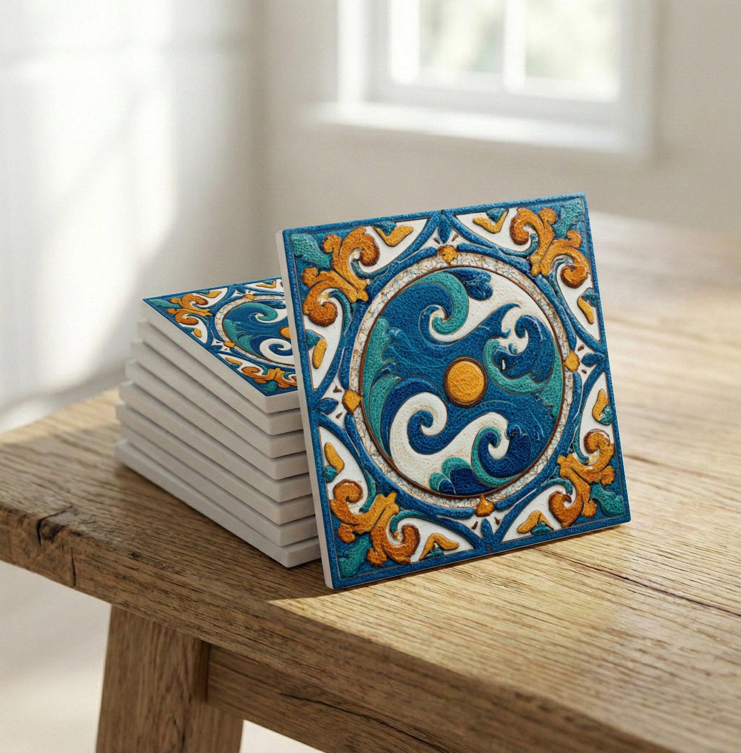 Cadiz Spain — Seville-Inspired Azulejo Ceramic Tile
