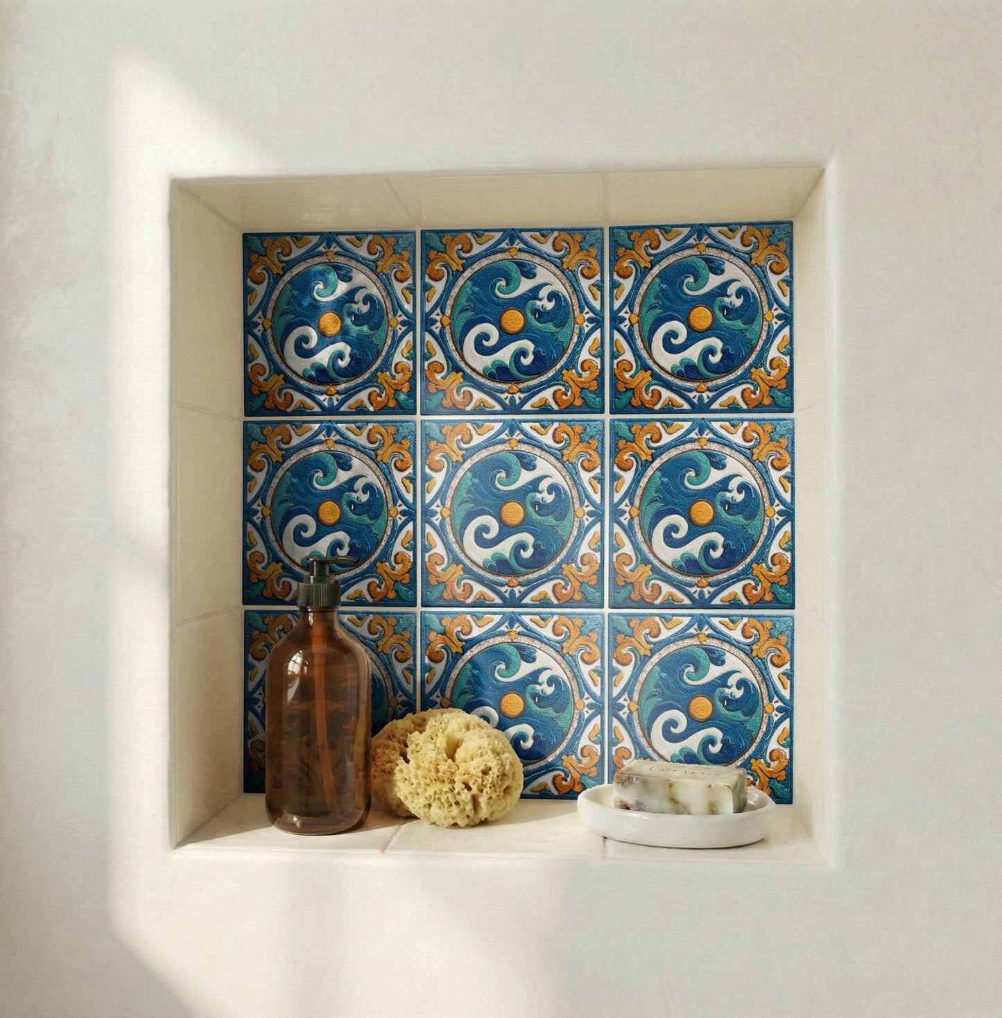Cadiz Spain — Seville-Inspired Azulejo Ceramic Tile