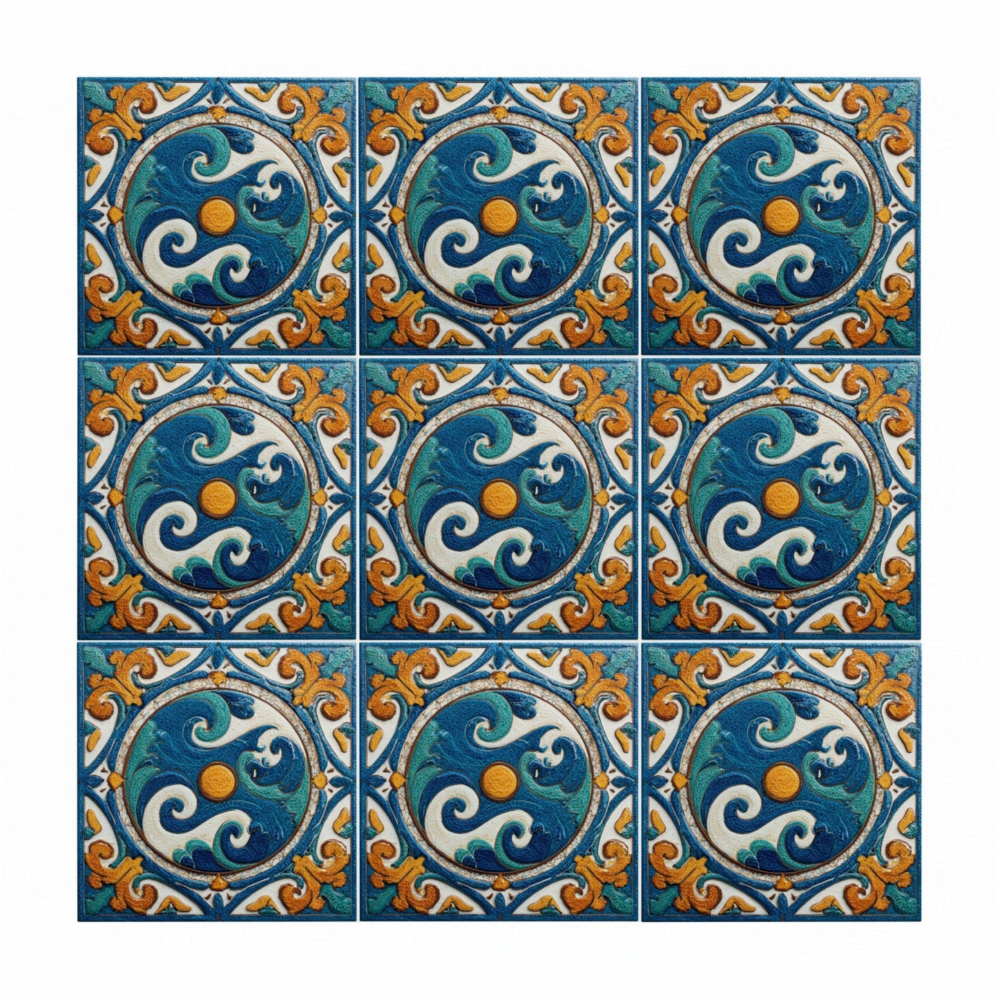 Cadiz Spain — Seville-Inspired Azulejo Ceramic Tile