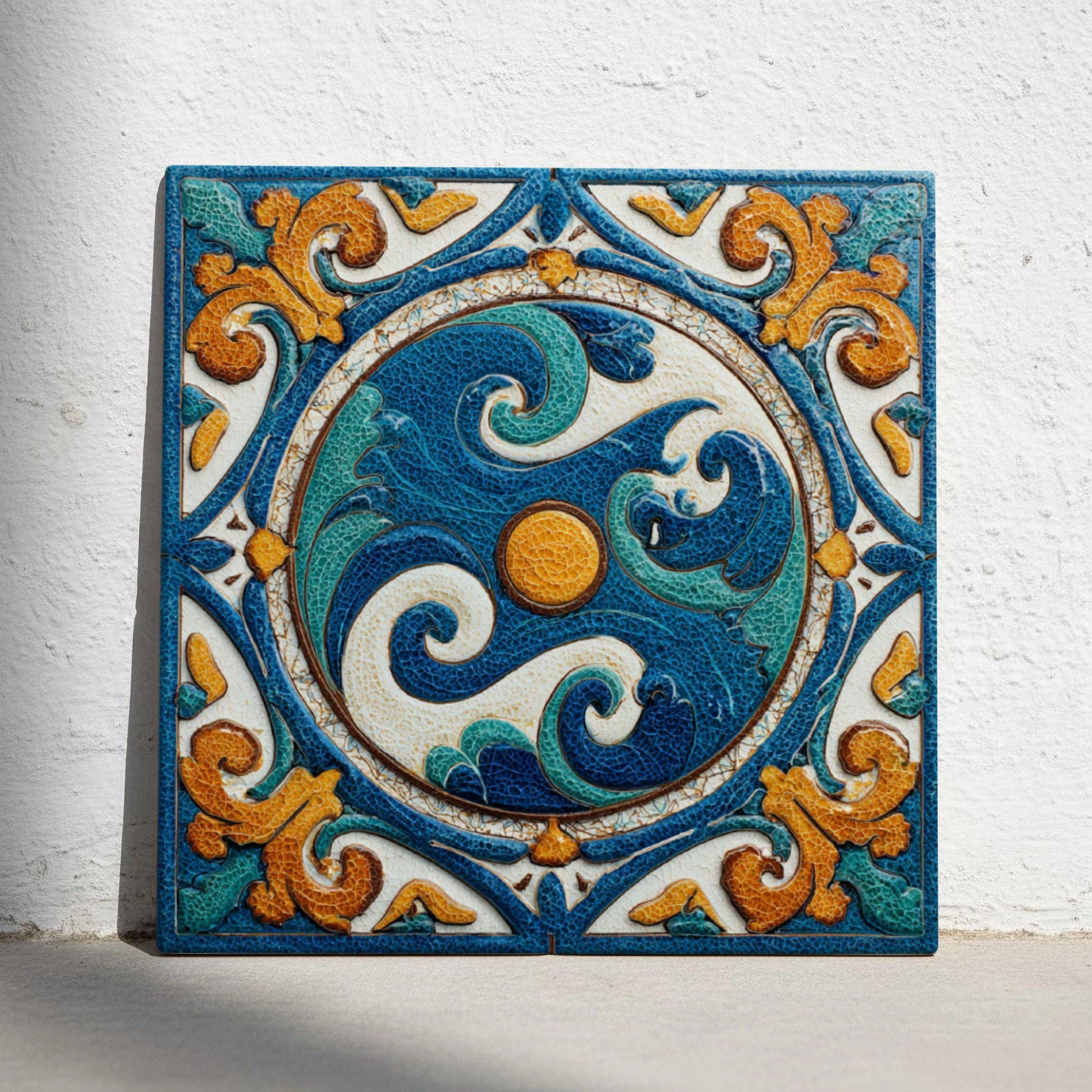 Cadiz Spain — Seville-Inspired Azulejo Ceramic Tile