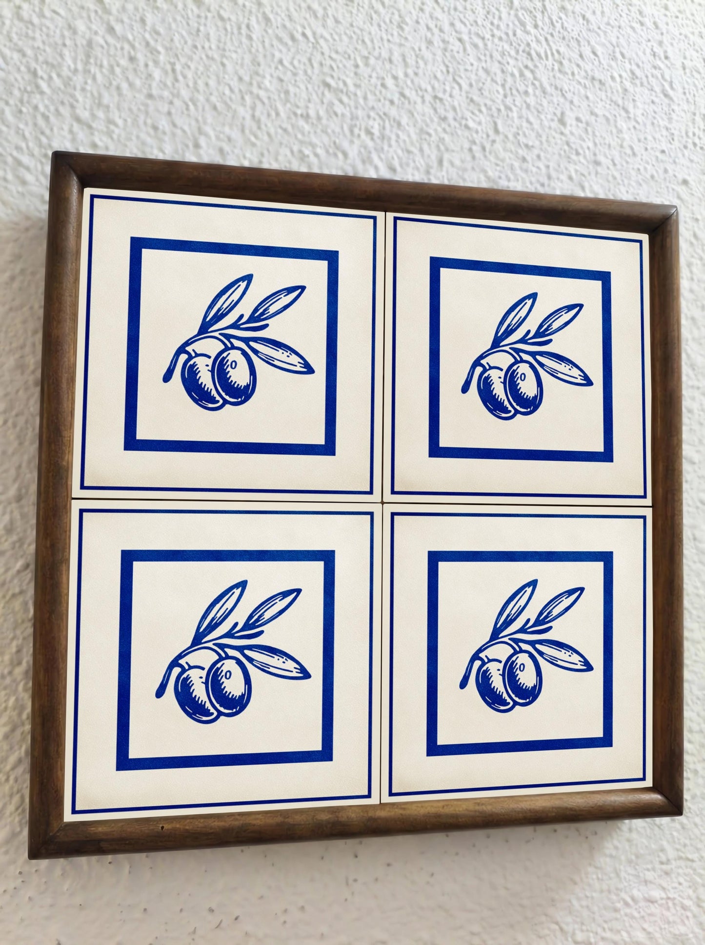 Jaen Spain · Ceramic Wall Tile — Nature Motif Décor