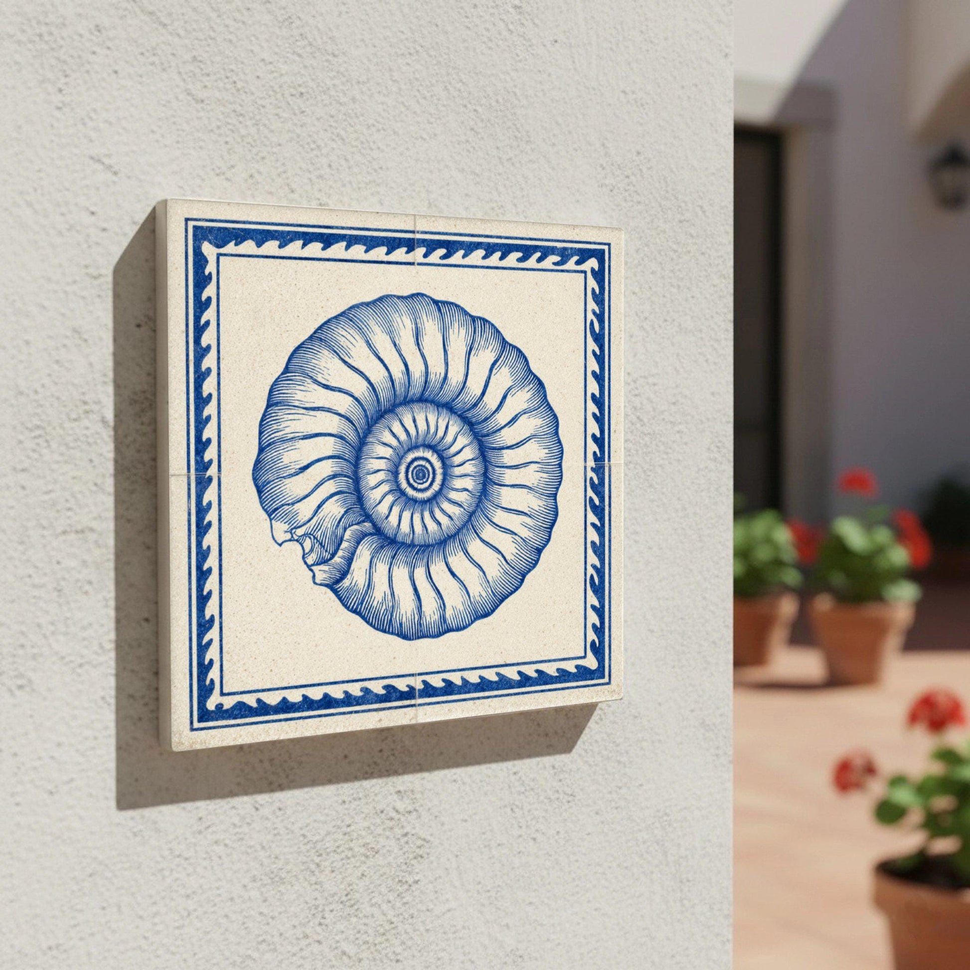 San Sebastian Spain — Mediterranean Style Decorative Tile