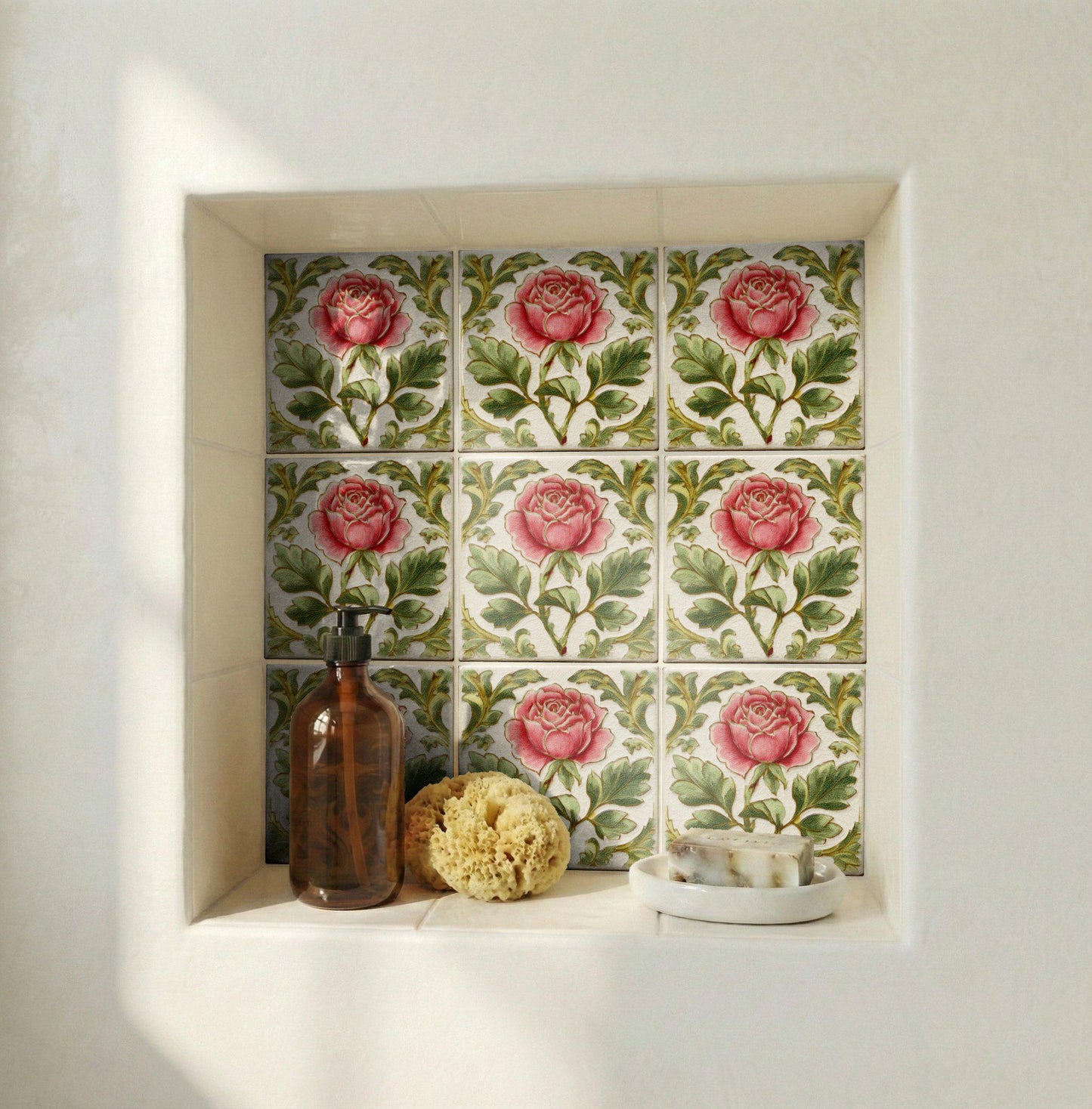 Ceramic Tile Delhi India — Nature Motif Décor
