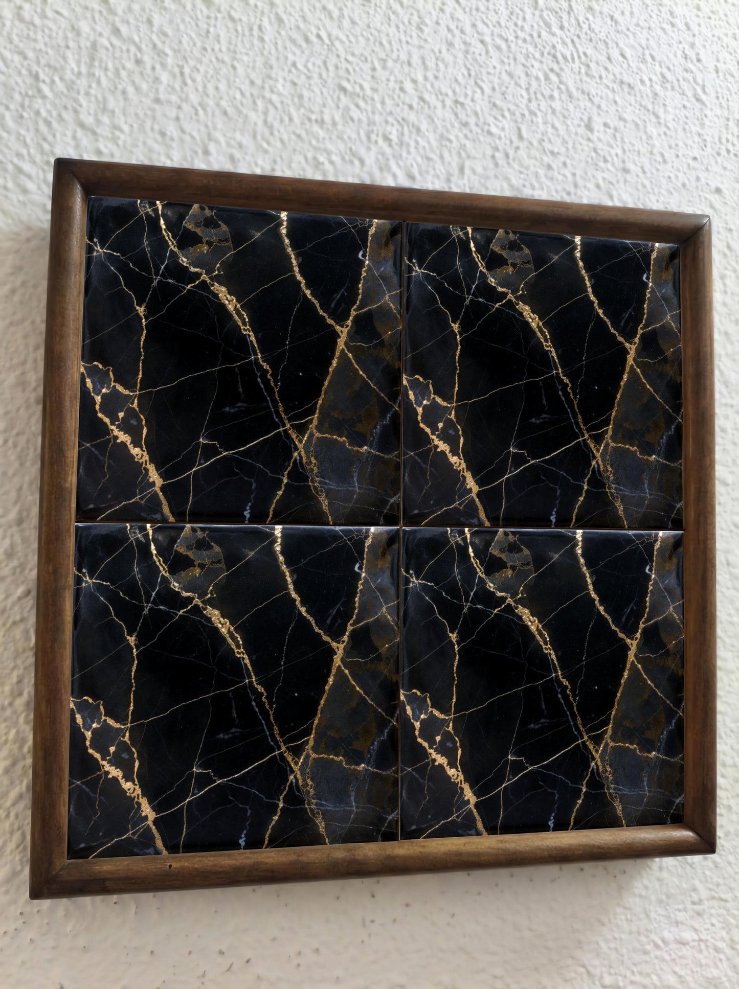 Azulejo Negro mármol Ceramic