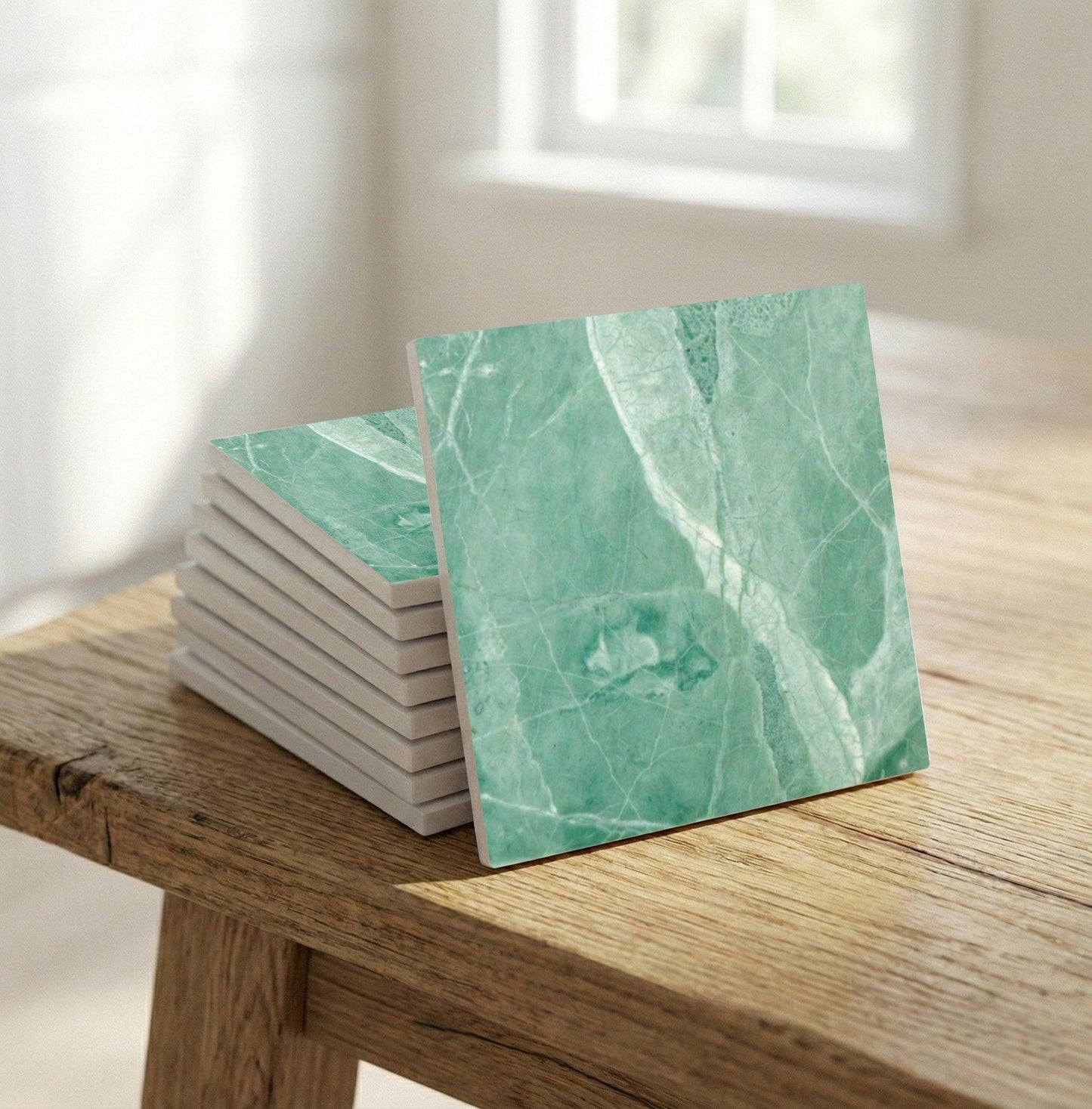 Green Marble Ceramic — Classic Decorative Pattern Decorative Tile