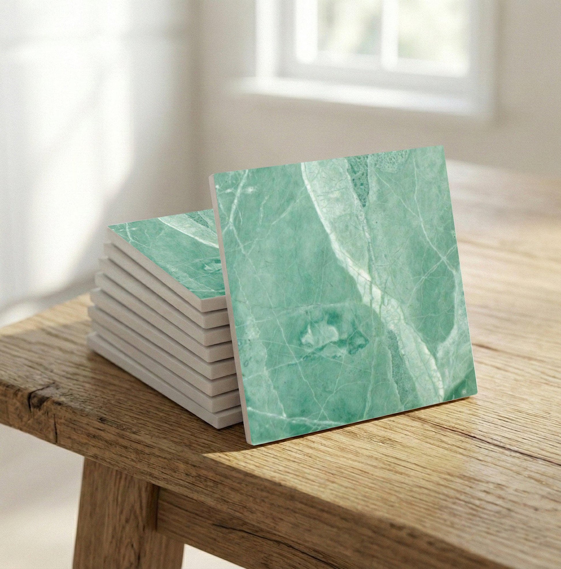 Green Marble Ceramic — Classic Decorative Pattern Decorative Tile