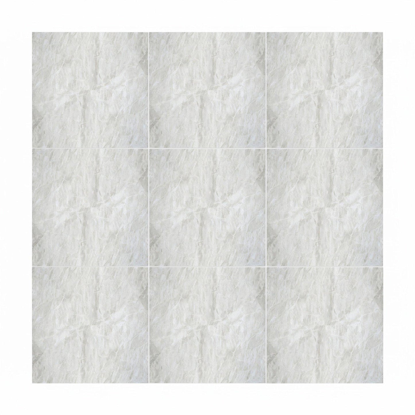 White Marble · Ceramic Wall Tile — Classic Decorative Pattern