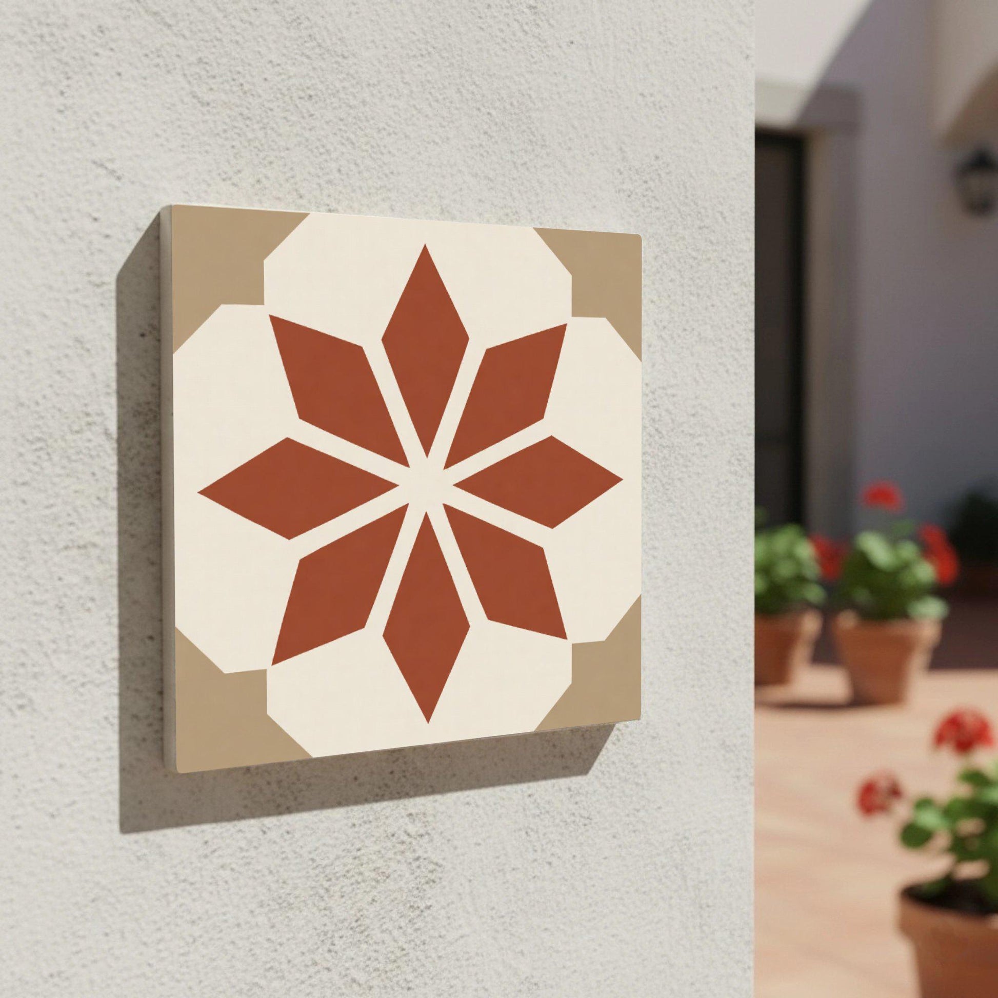 Fliese Siena · Zeitgemäßer Geometrie-Dekor