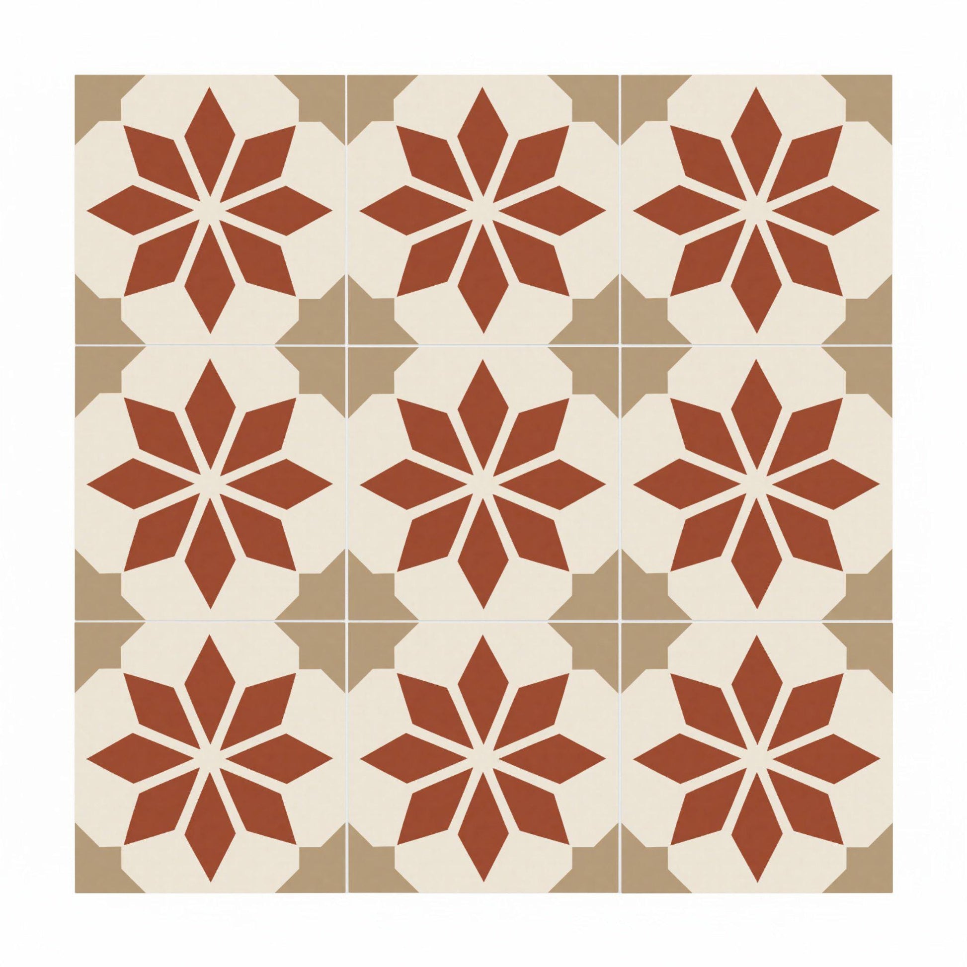Fliese Siena · Zeitgemäßer Geometrie-Dekor