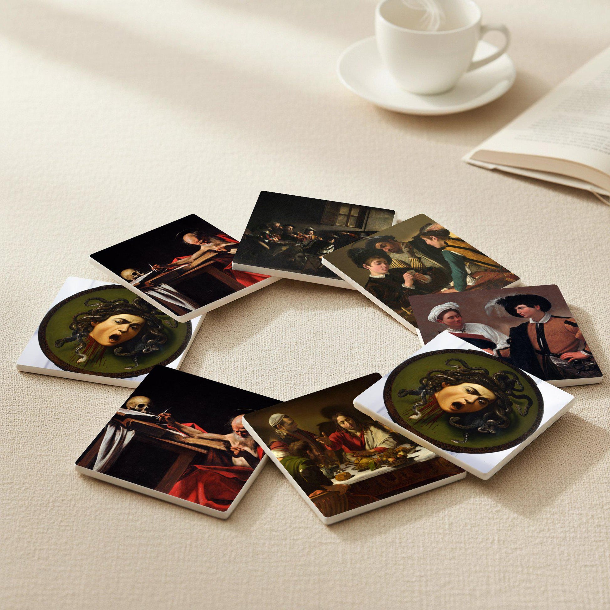 Posavasos Motivos de Caravaggio