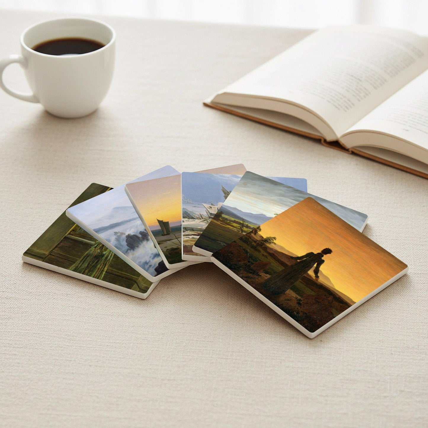 Posavasos Paisaje romántico