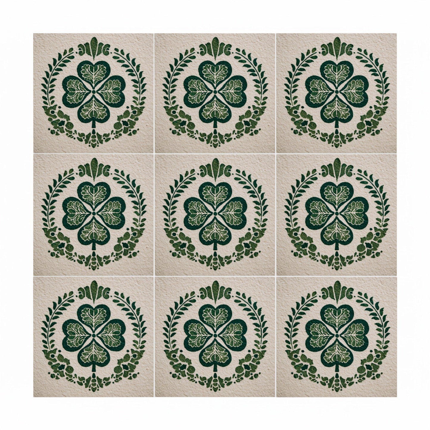 Azulejo-Fliese Cork — Ornament im Vintage-Stil