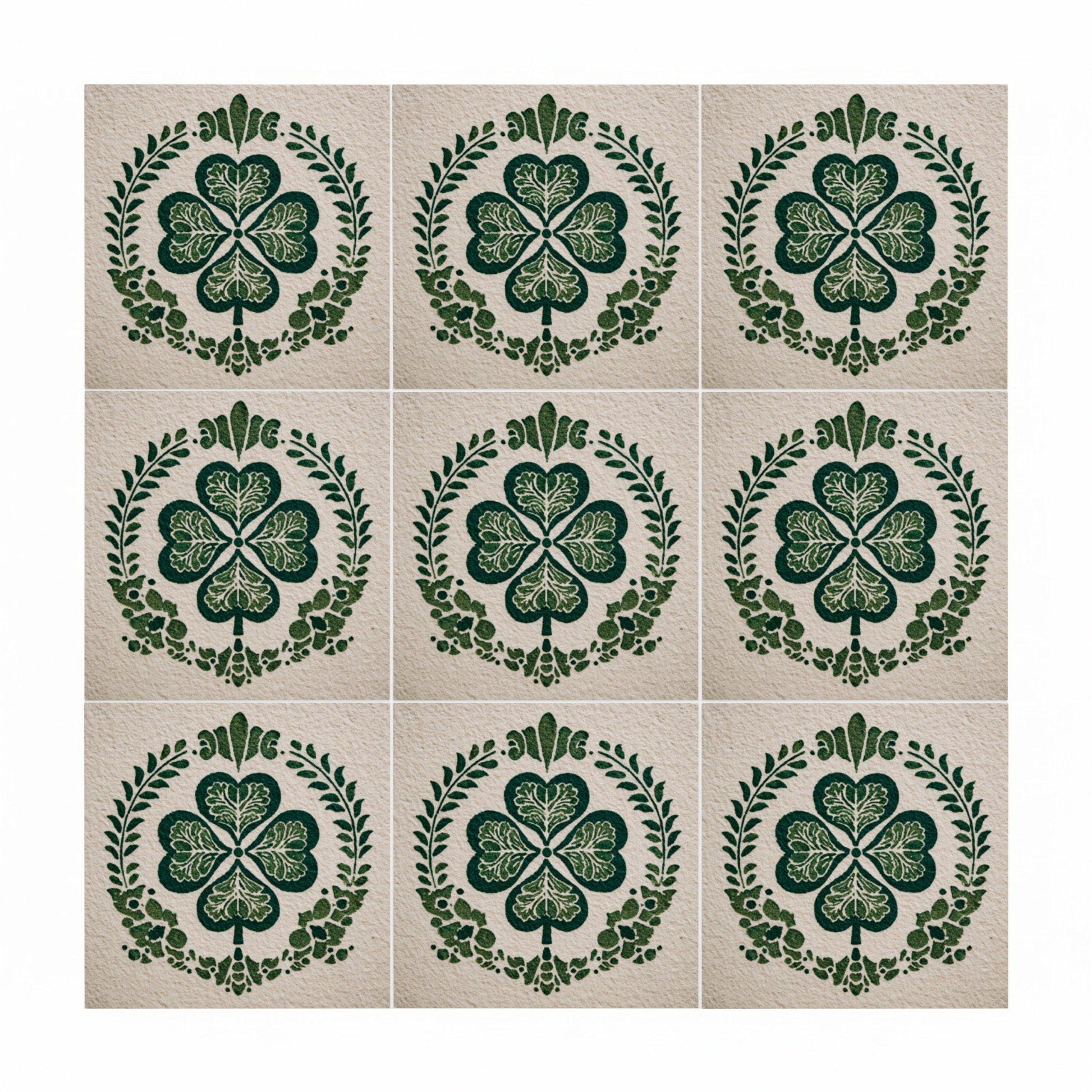 Azulejo-Fliese Cork — Ornament im Vintage-Stil