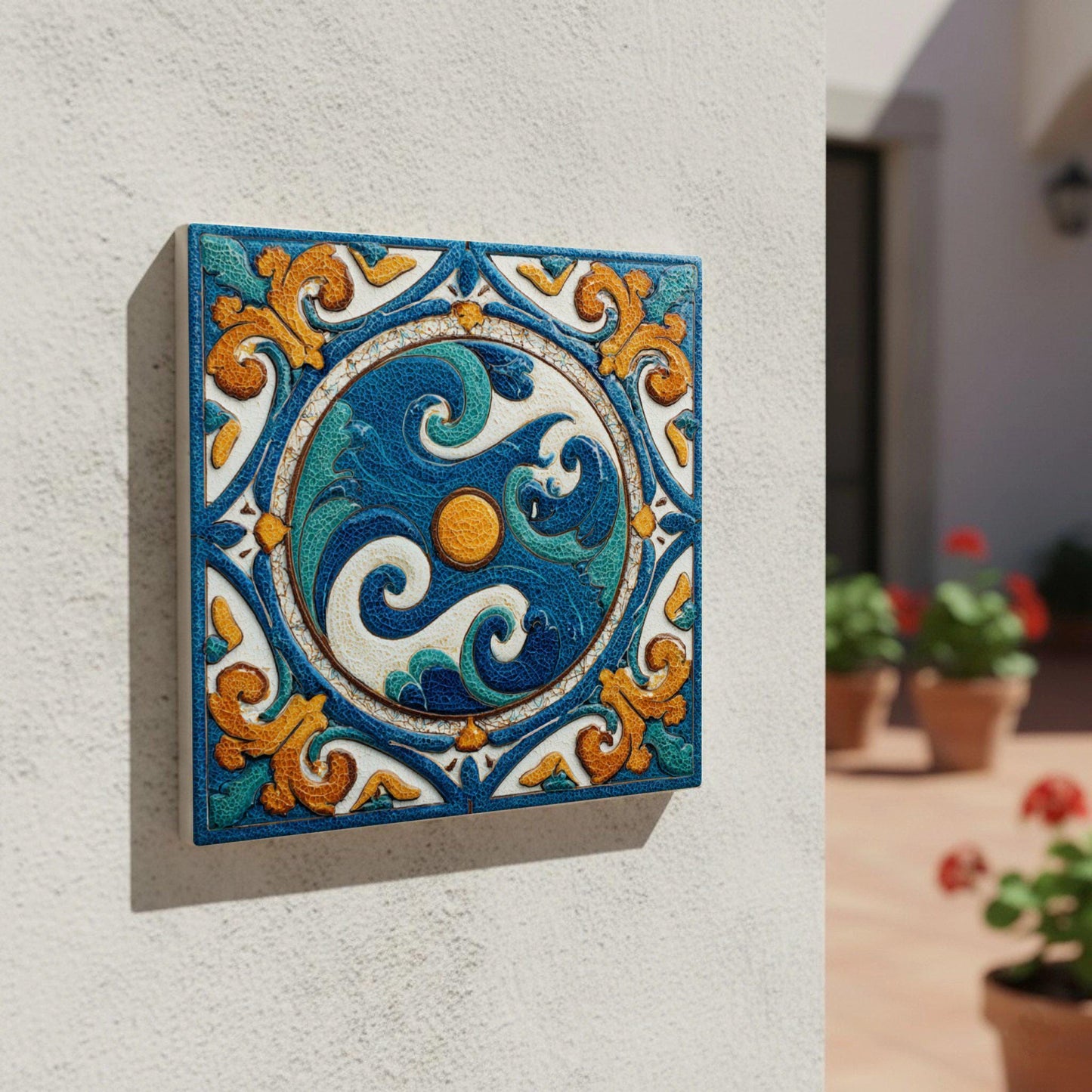 Cadiz Spain — Seville-Inspired Azulejo Ceramic Tile