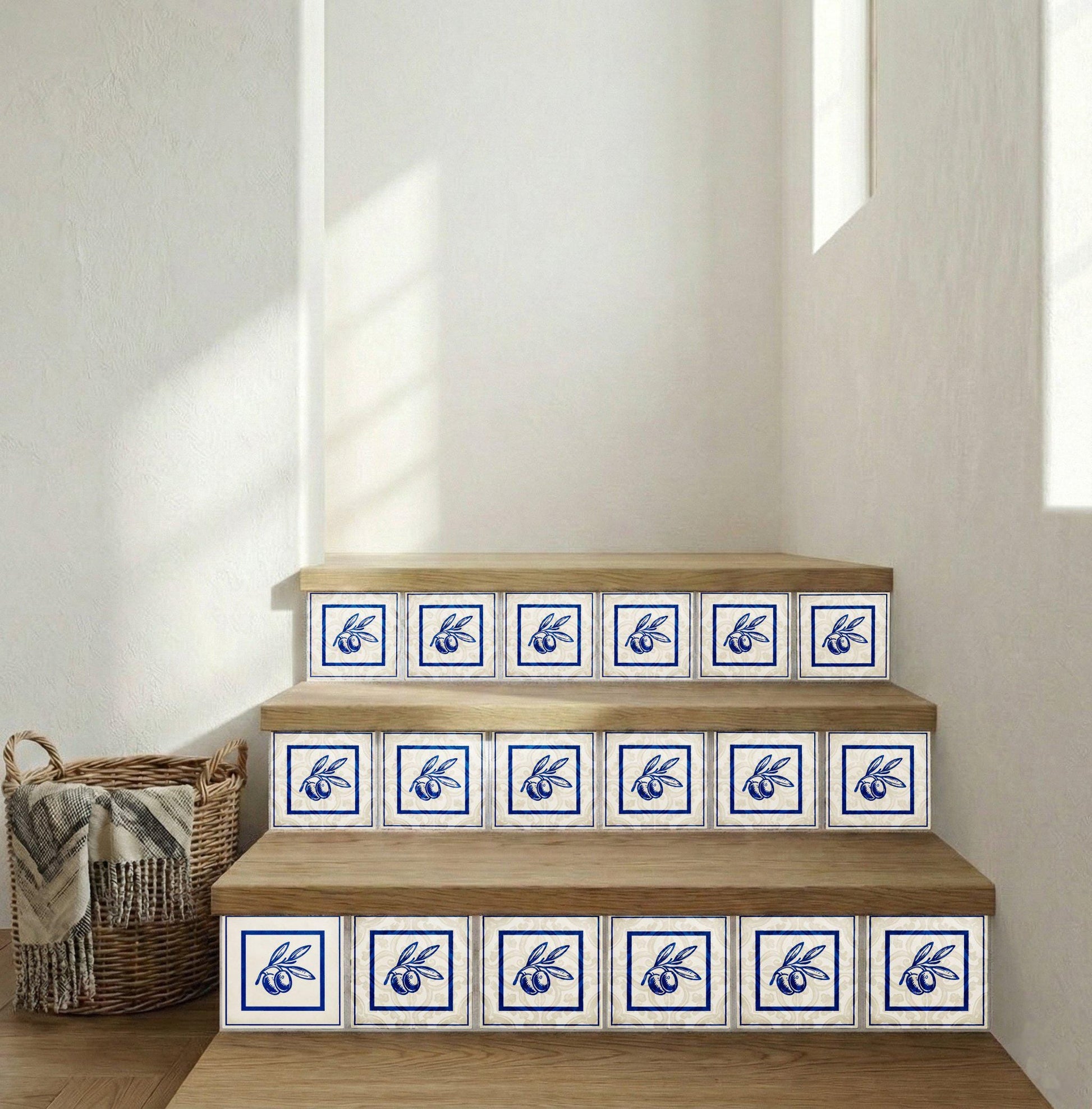 Jaen Spain · Ceramic Wall Tile — Nature Motif Décor