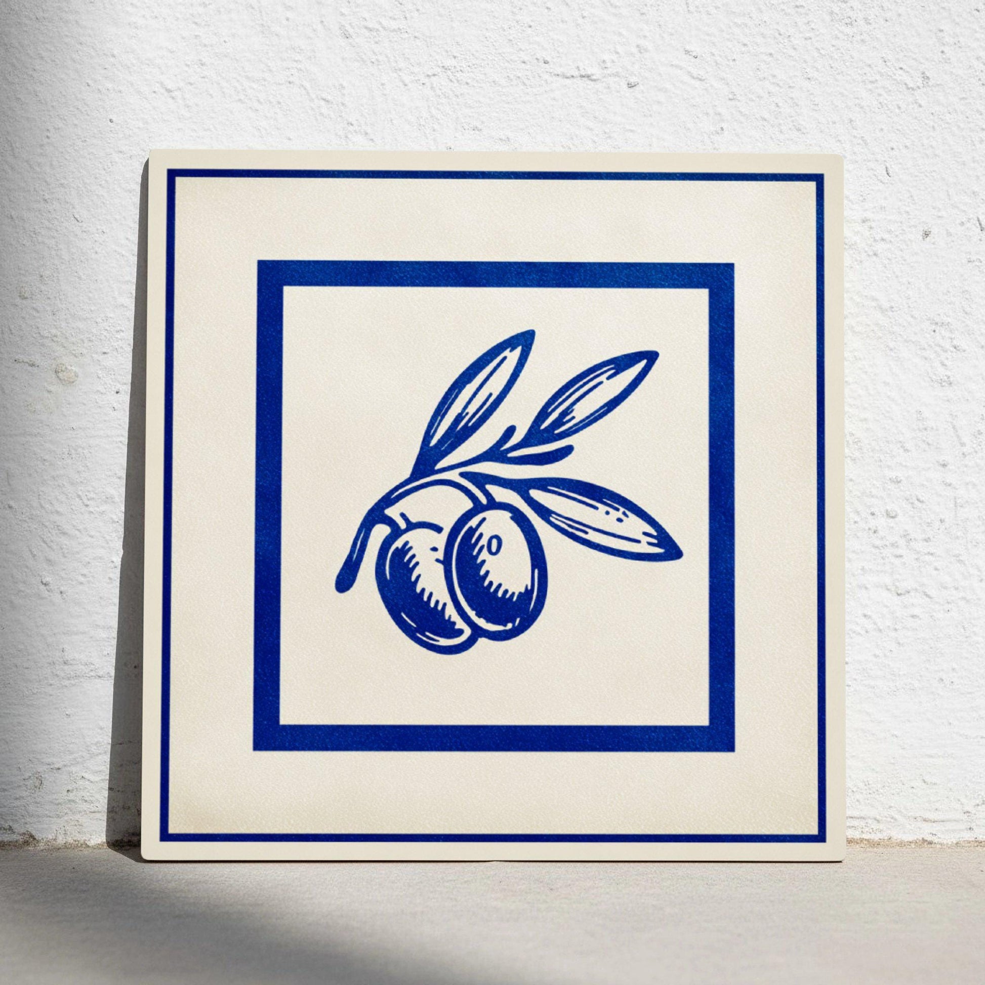 Jaen Spain · Ceramic Wall Tile — Nature Motif Décor