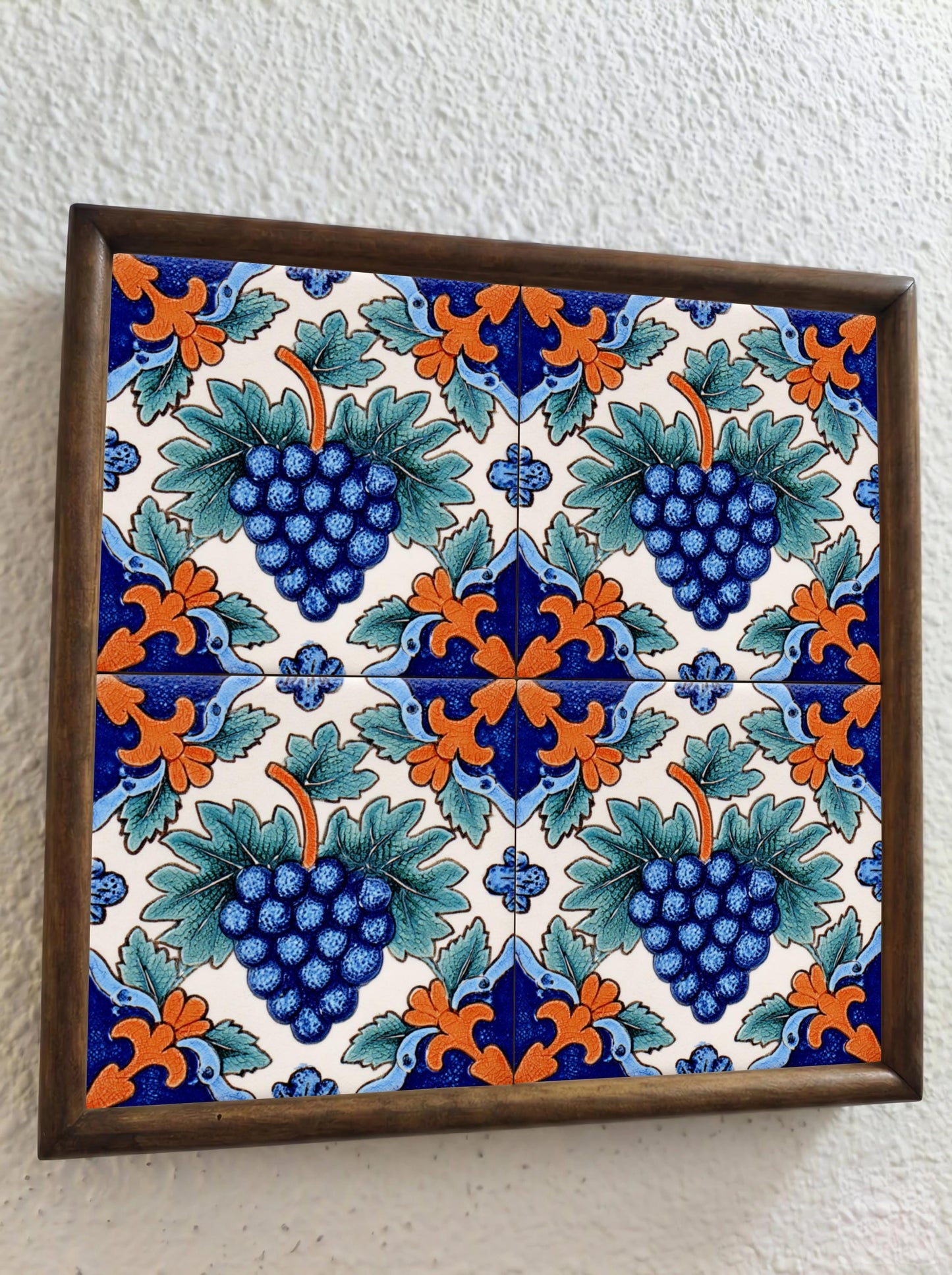 Azulejo-Fliese Bordeaux France — Dekoratives Traditionsmuster
