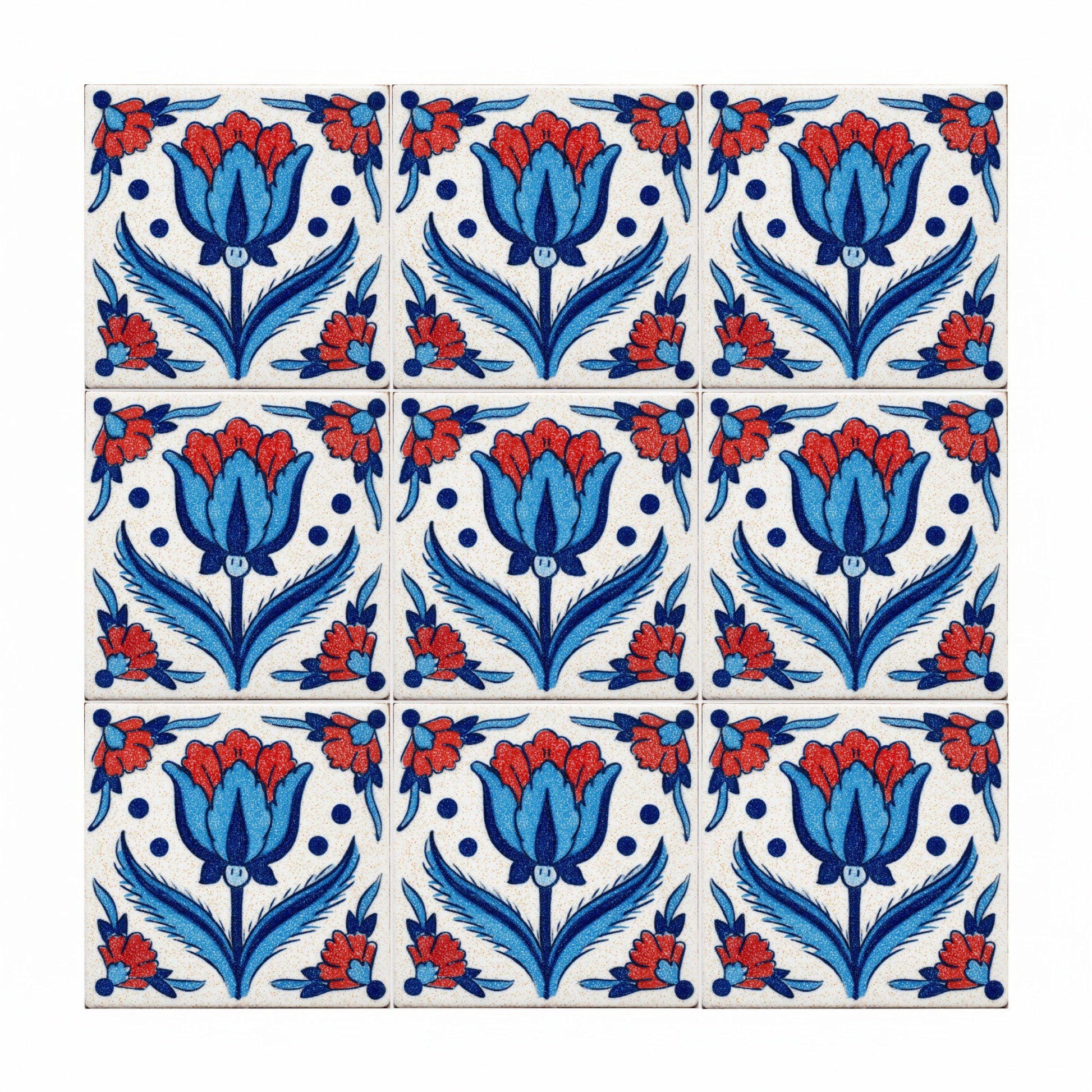 Jaipur India — Geometric Pattern Ceramic Tile