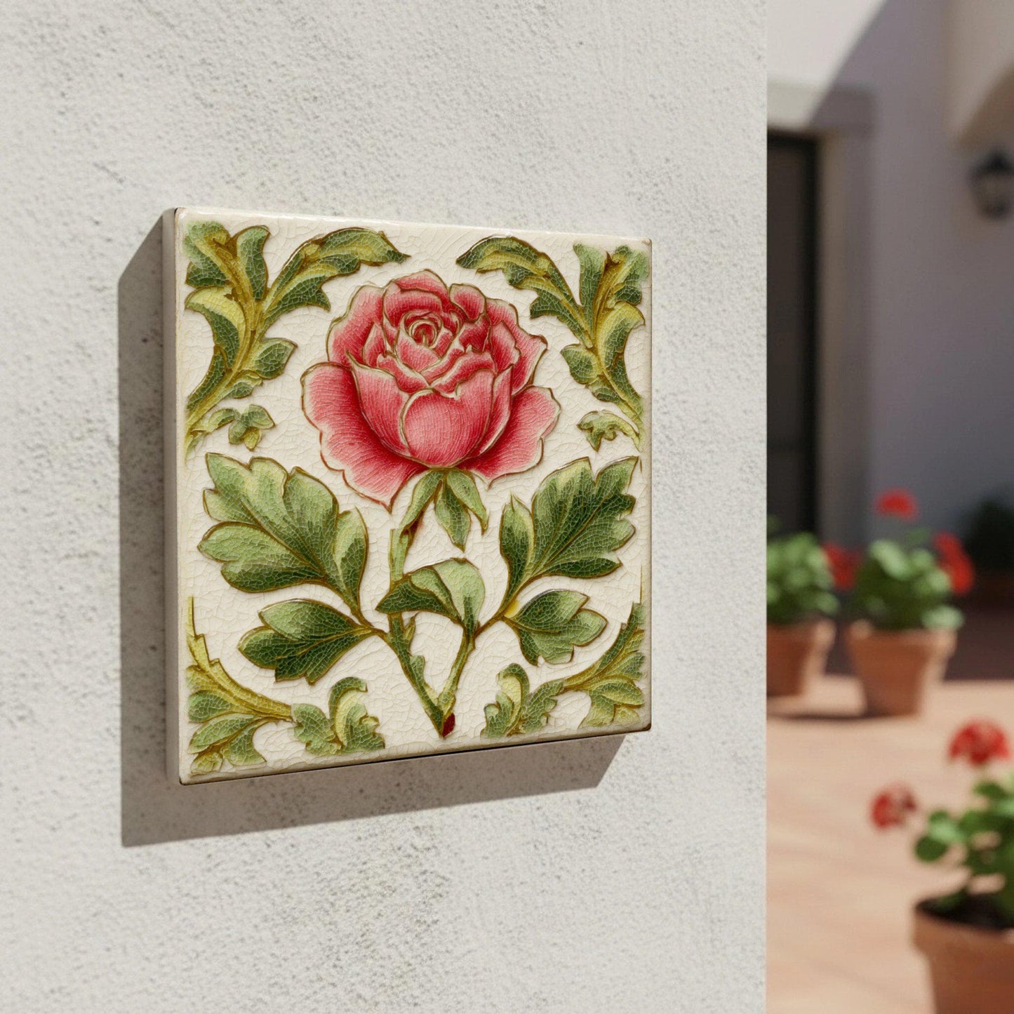 Ceramic Tile Delhi India — Nature Motif Décor