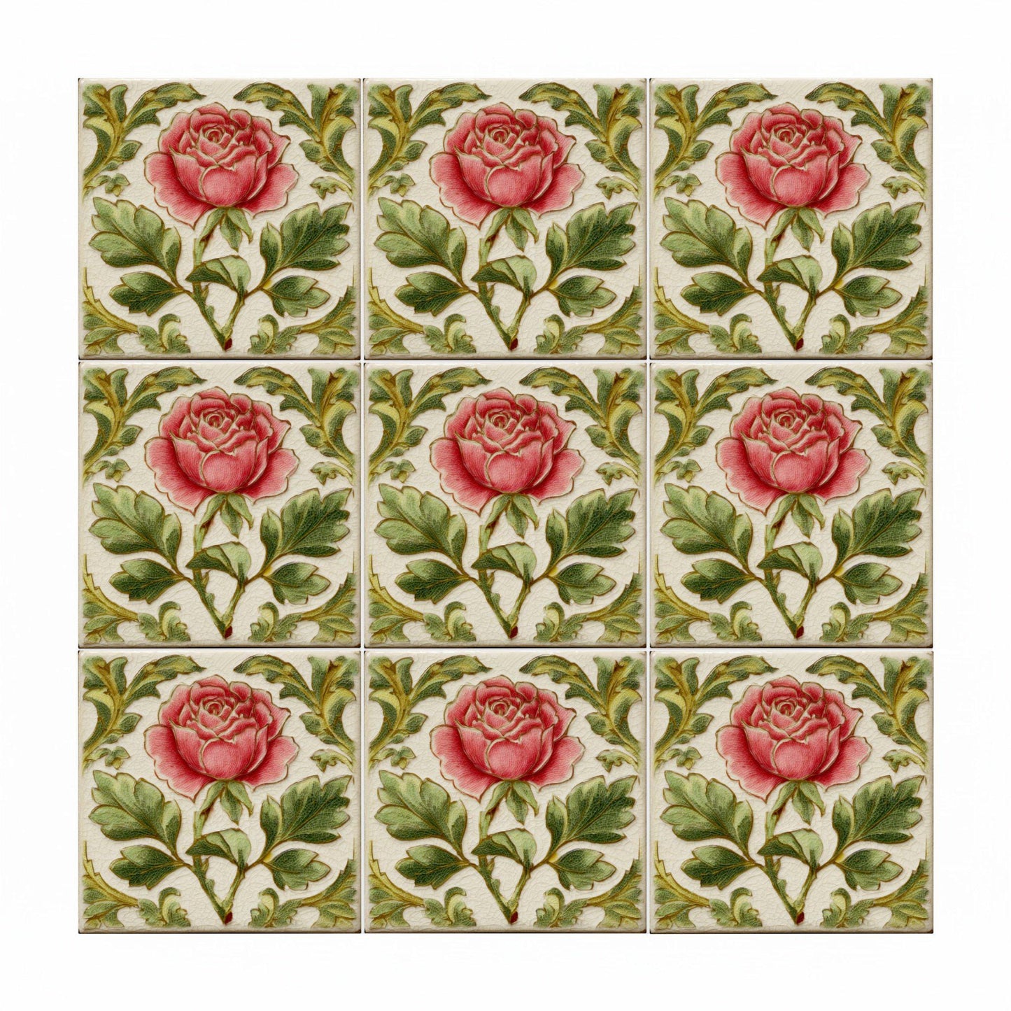 Ceramic Tile Delhi India — Nature Motif Décor