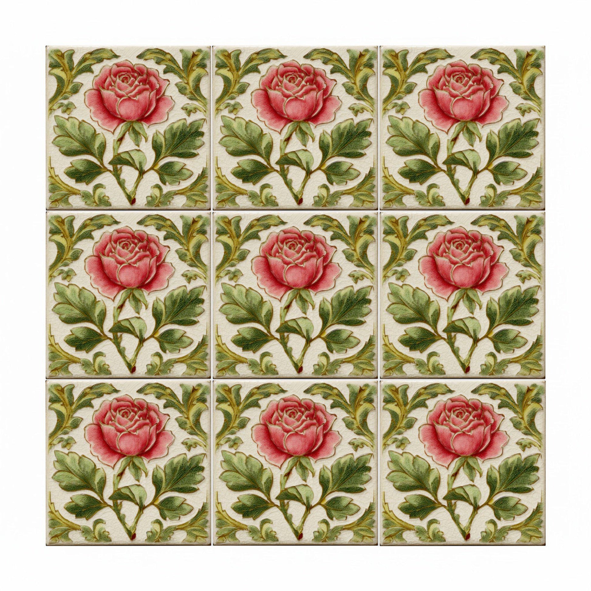 Ceramic Tile Delhi India — Nature Motif Décor