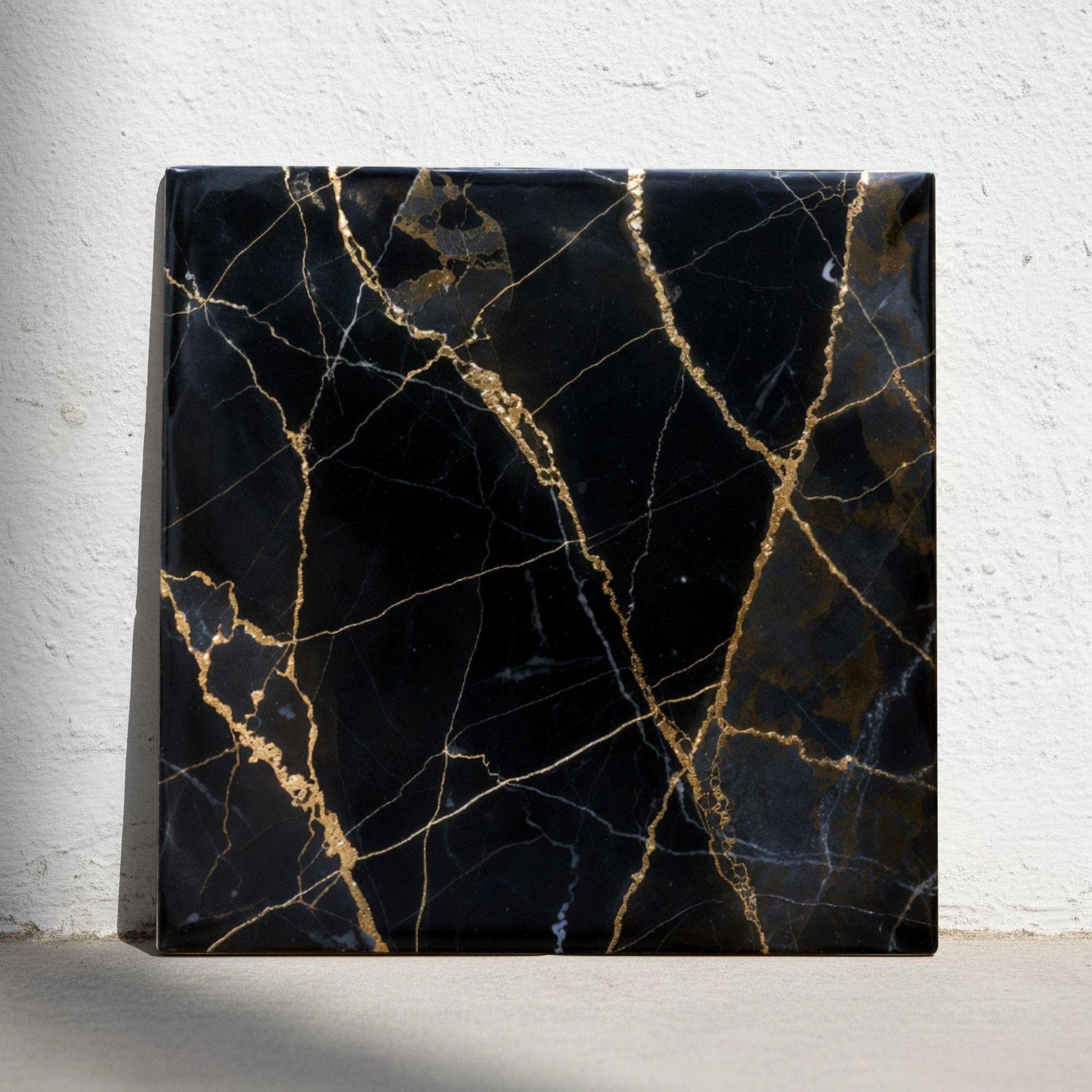 Azulejo Negro mármol Ceramic