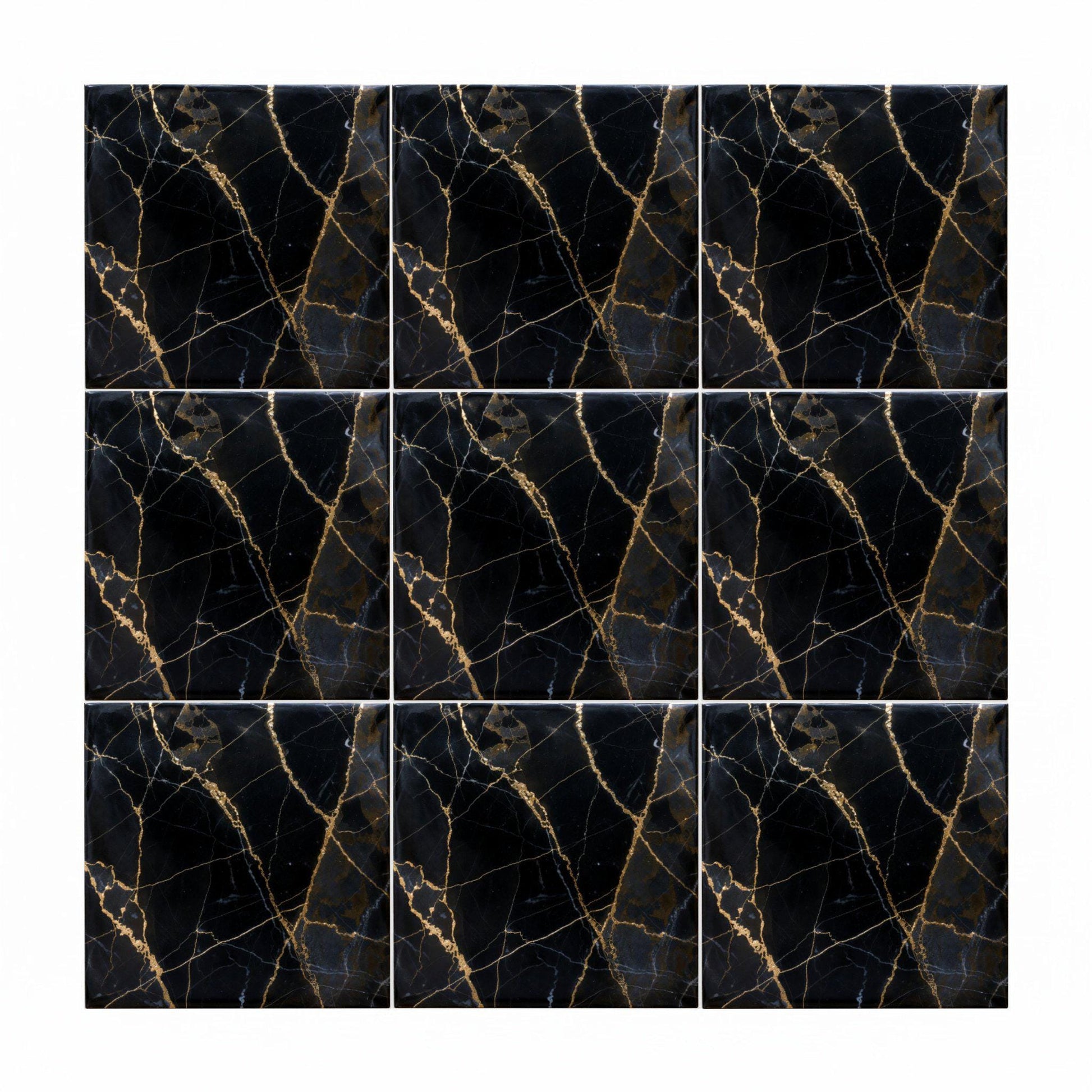 Azulejo Negro mármol Ceramic
