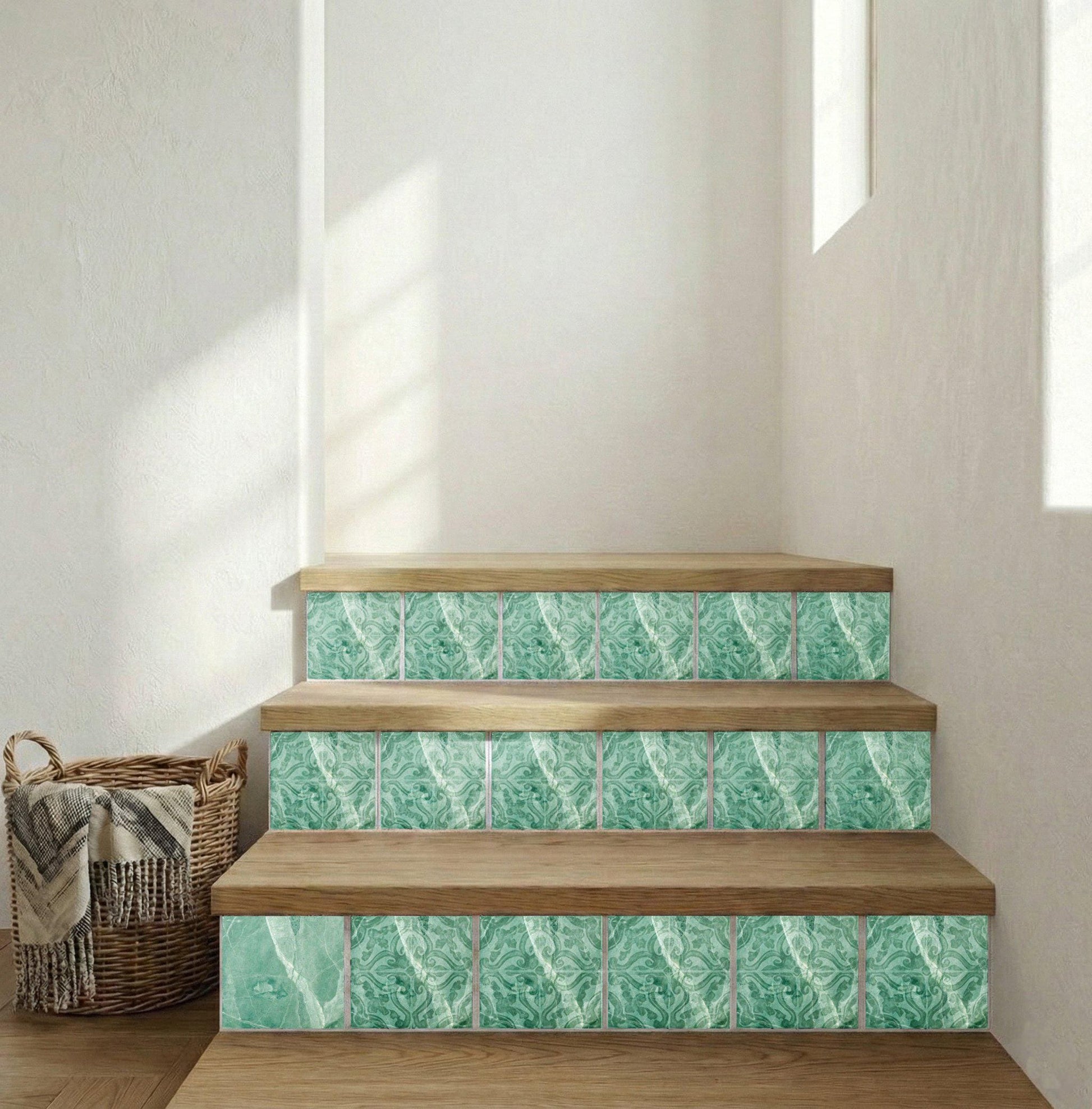 Green Marble Ceramic — Classic Decorative Pattern Decorative Tile