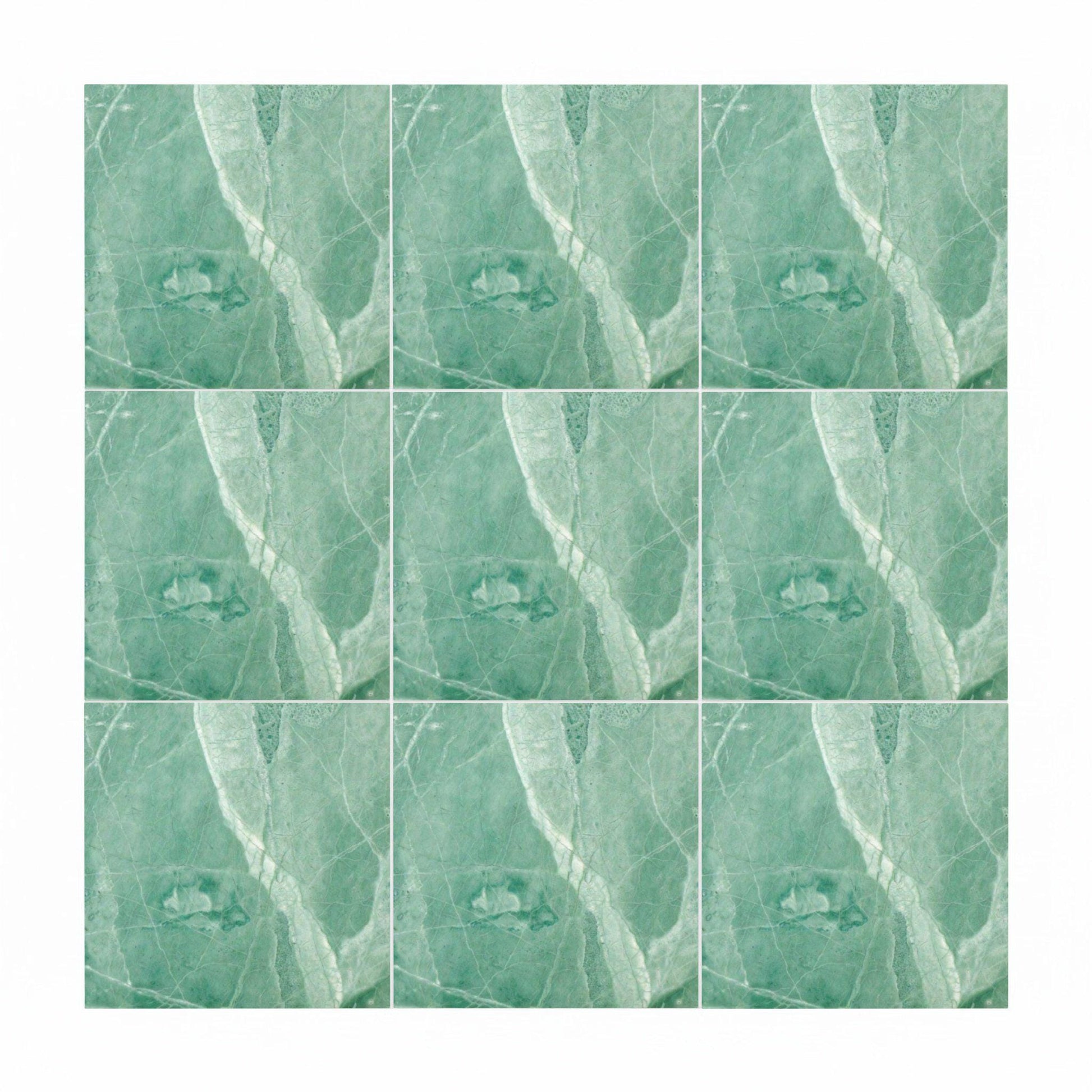 Green Marble Ceramic — Classic Decorative Pattern Decorative Tile