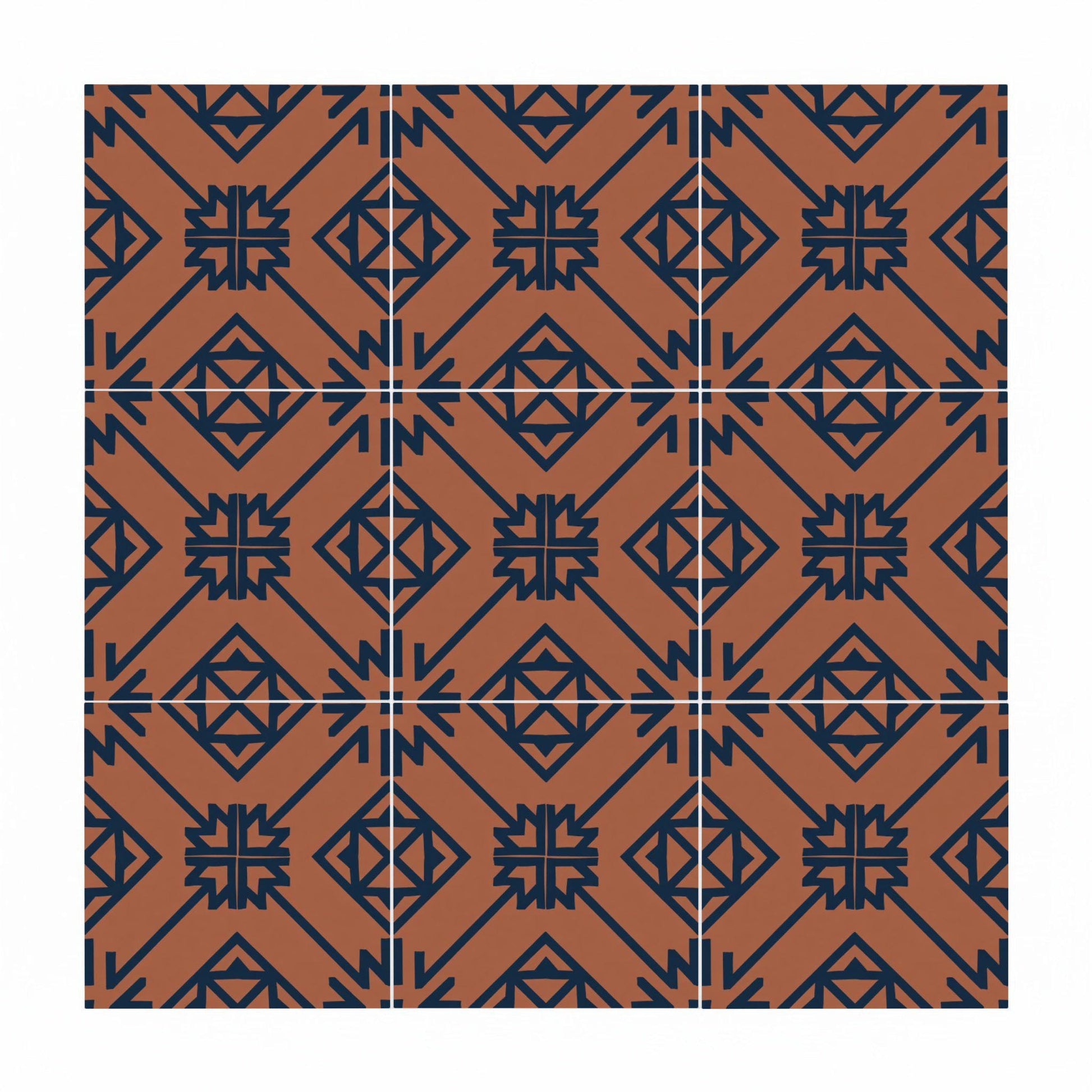 Panama Geometric — Contemporary Geometric Décor Decorative Tile