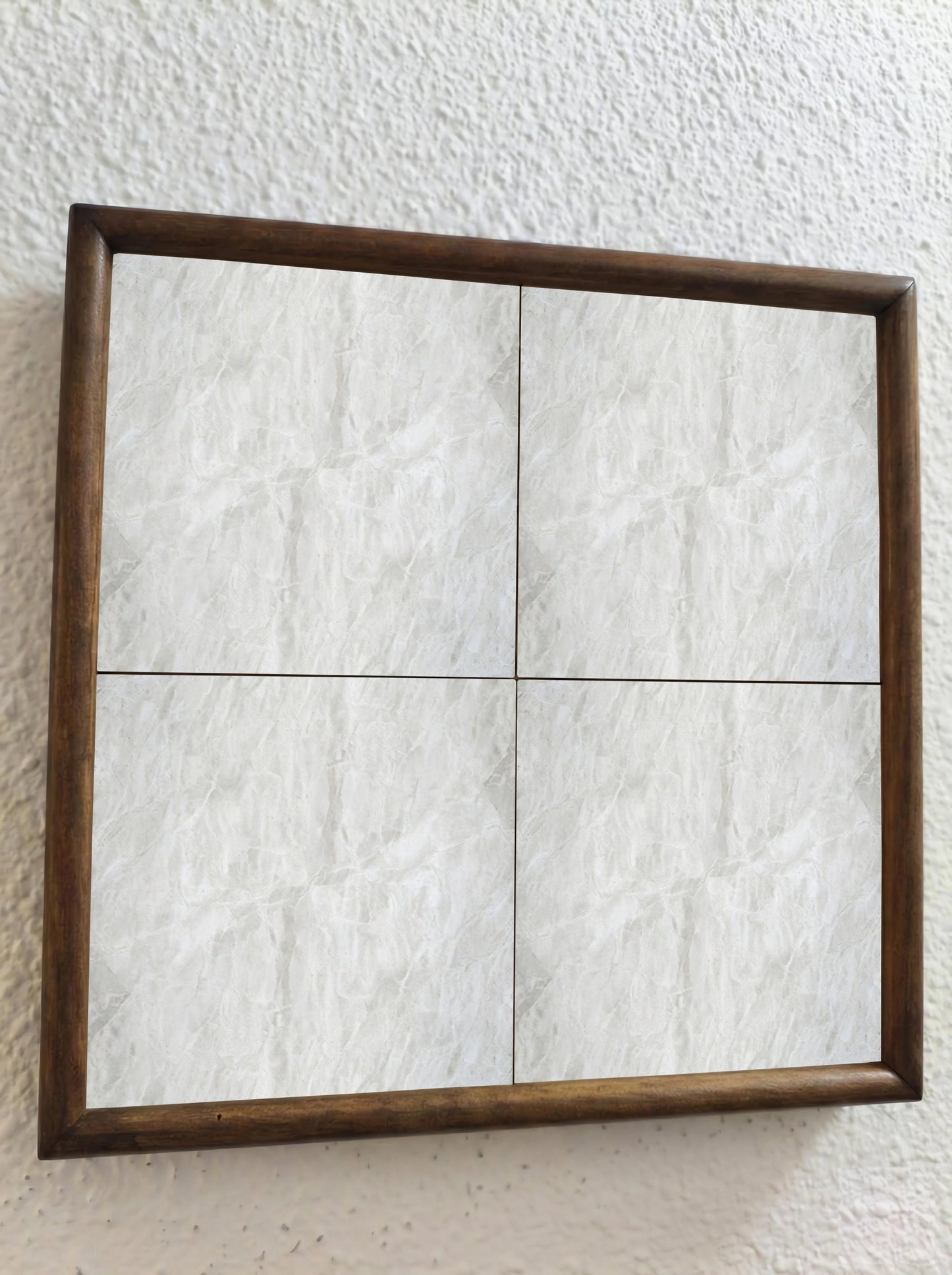 White Marble · Ceramic Wall Tile — Classic Decorative Pattern