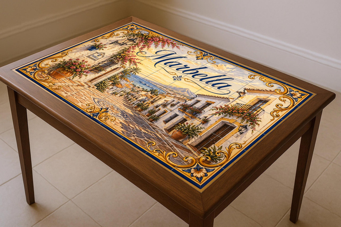 Andaluza de Marbella, decoración de pared en la — Villes et Monuments, Art Mural en Céramique