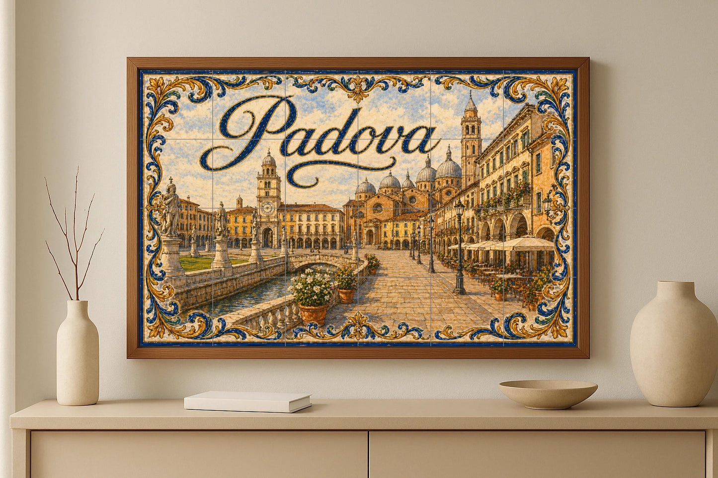 Padua, Italie, Art Mural du Véneto, decora · Fresque Céramique — Décor Mural Voyage