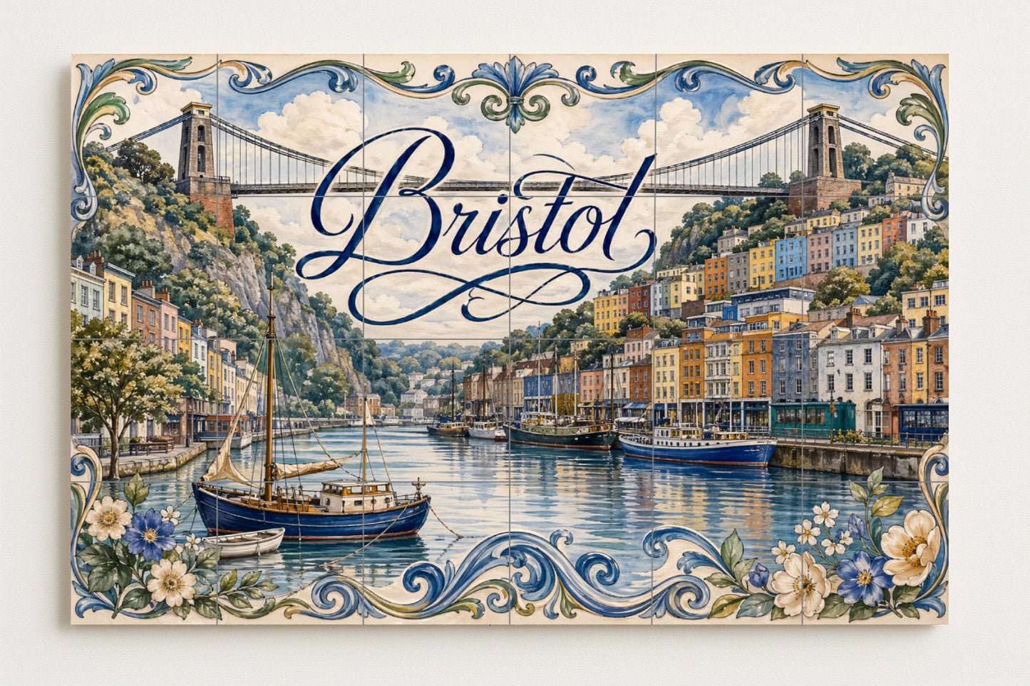 Fliesenbild Bristol, England — Reise-Wanddekor