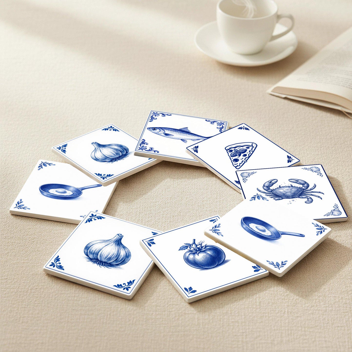 Posavasos Azul de Delft