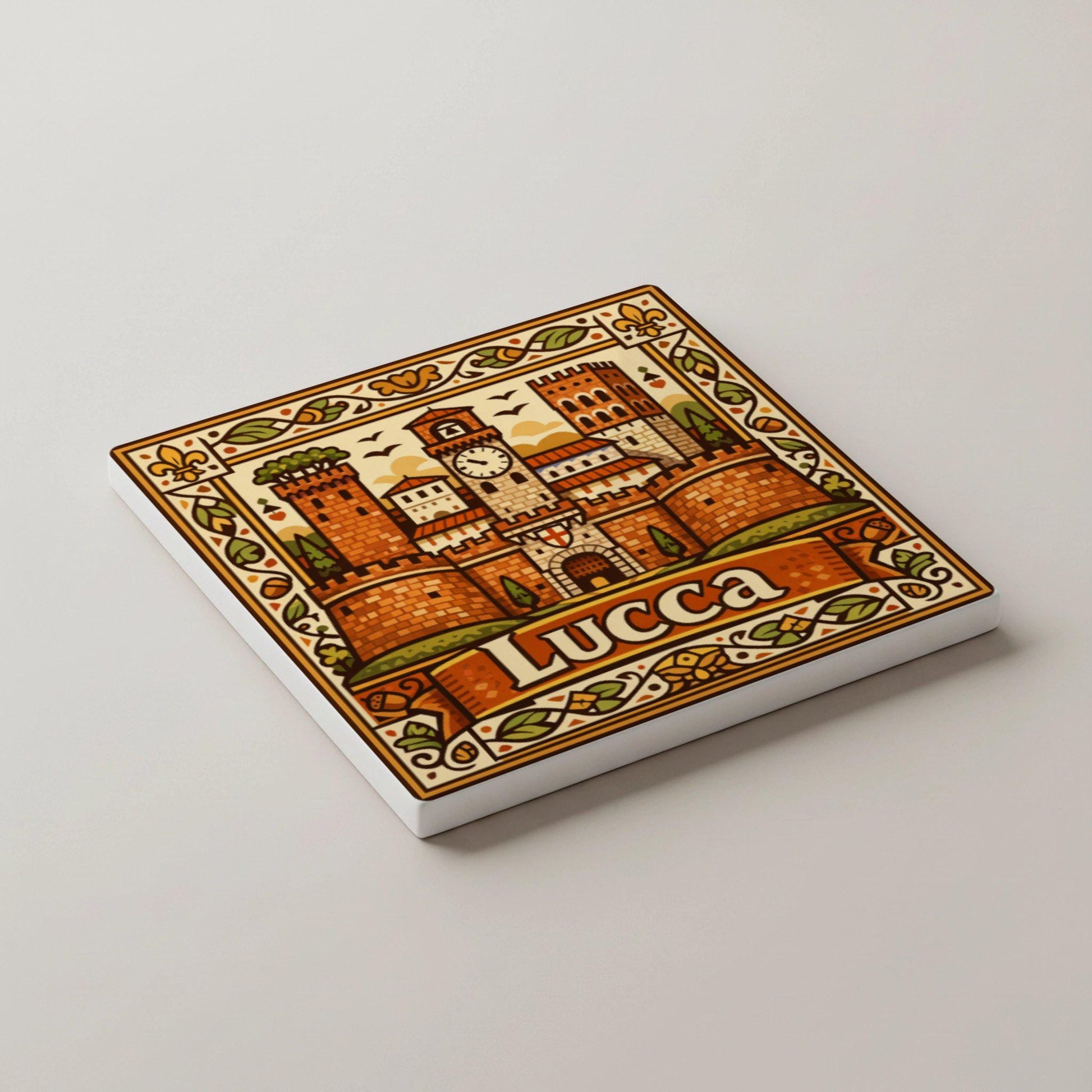 Italia — Set di Sottobicchieri in Ceramica · Souvenir di Città