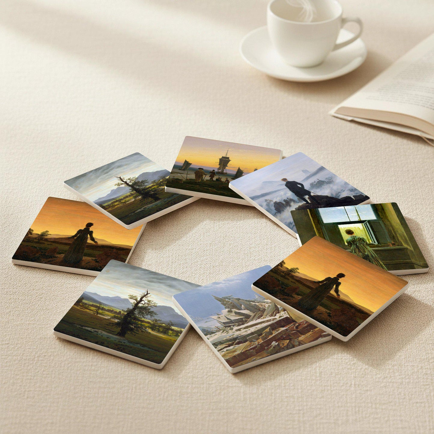Posavasos Paisaje romántico