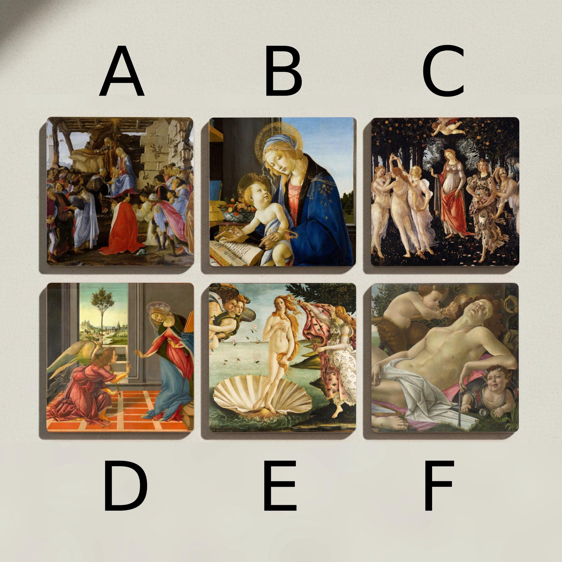 Posavasos Botticelli