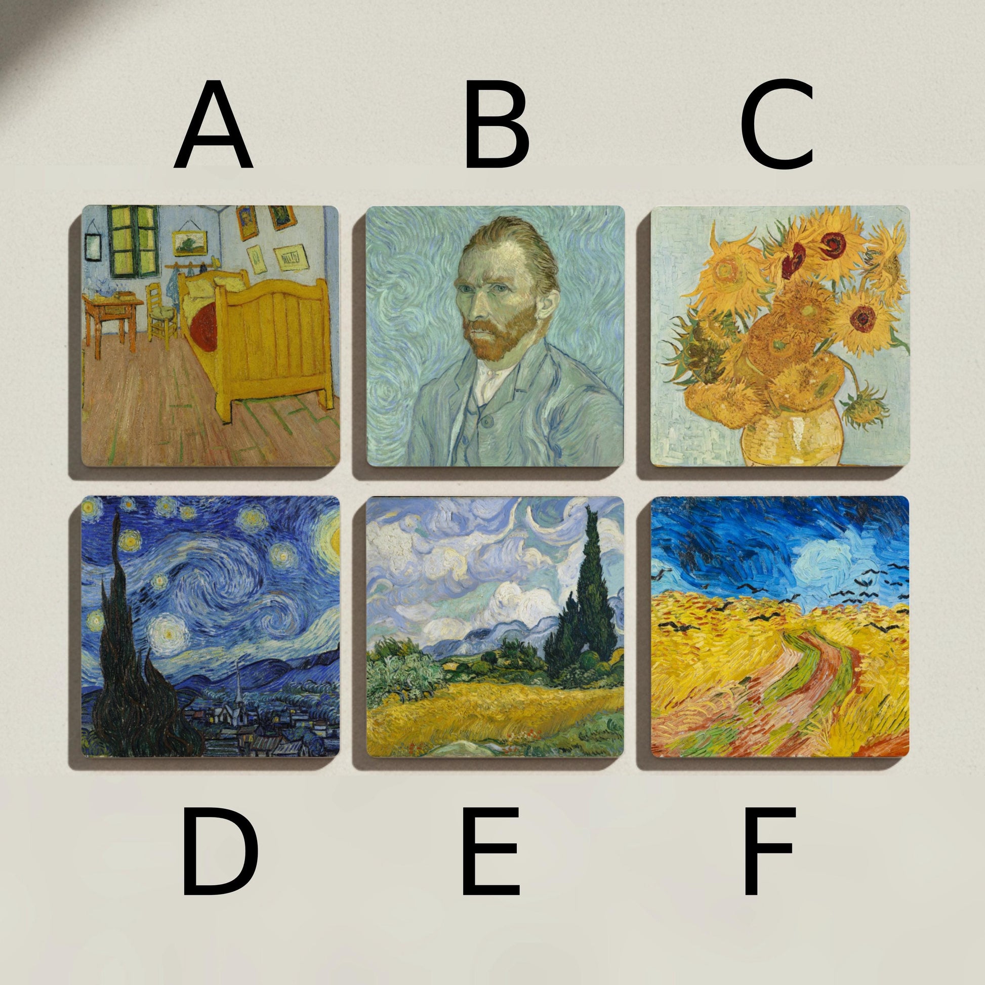 Posavasos Obras maestras de Van Gogh