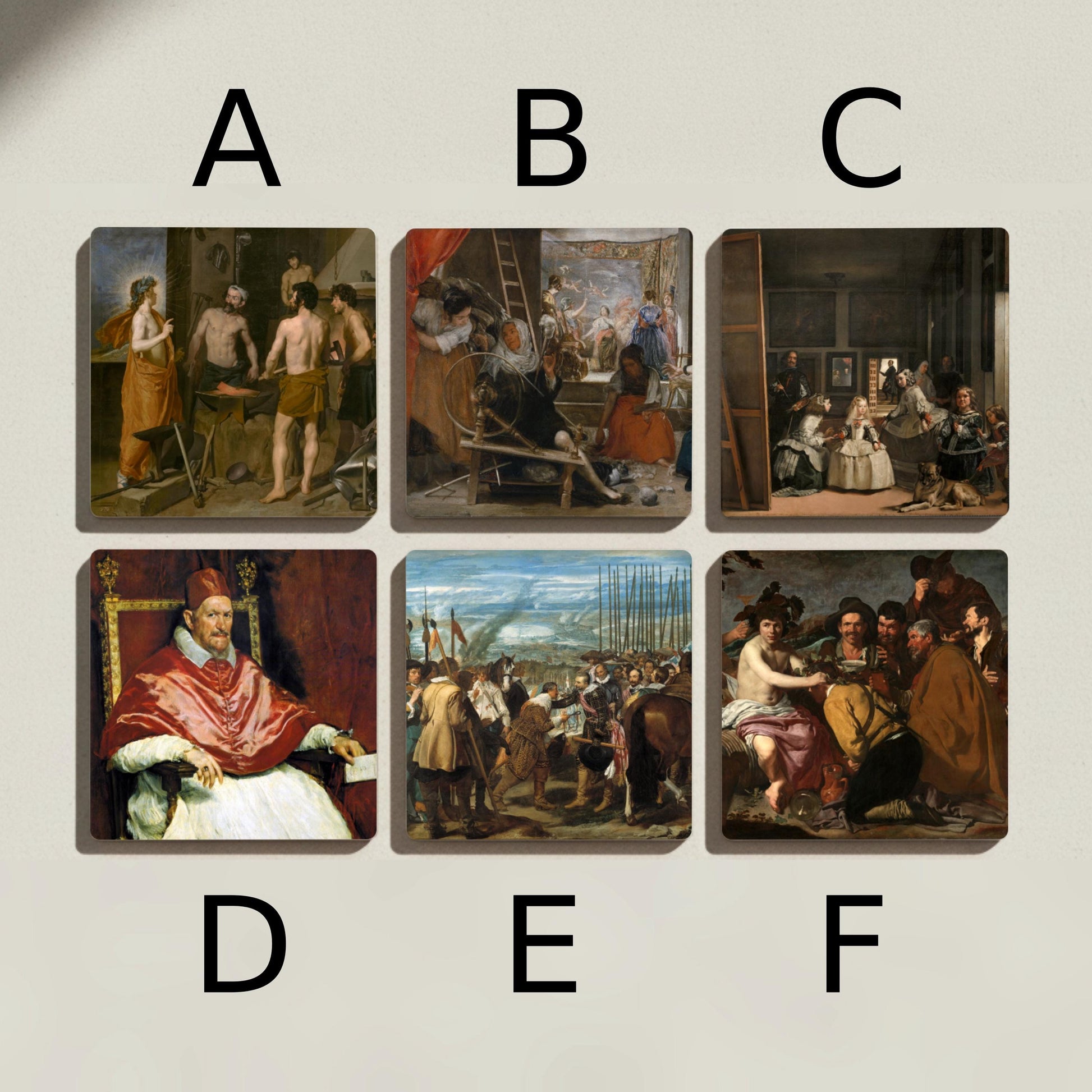 Posavasos Obras maestras de Velázquez