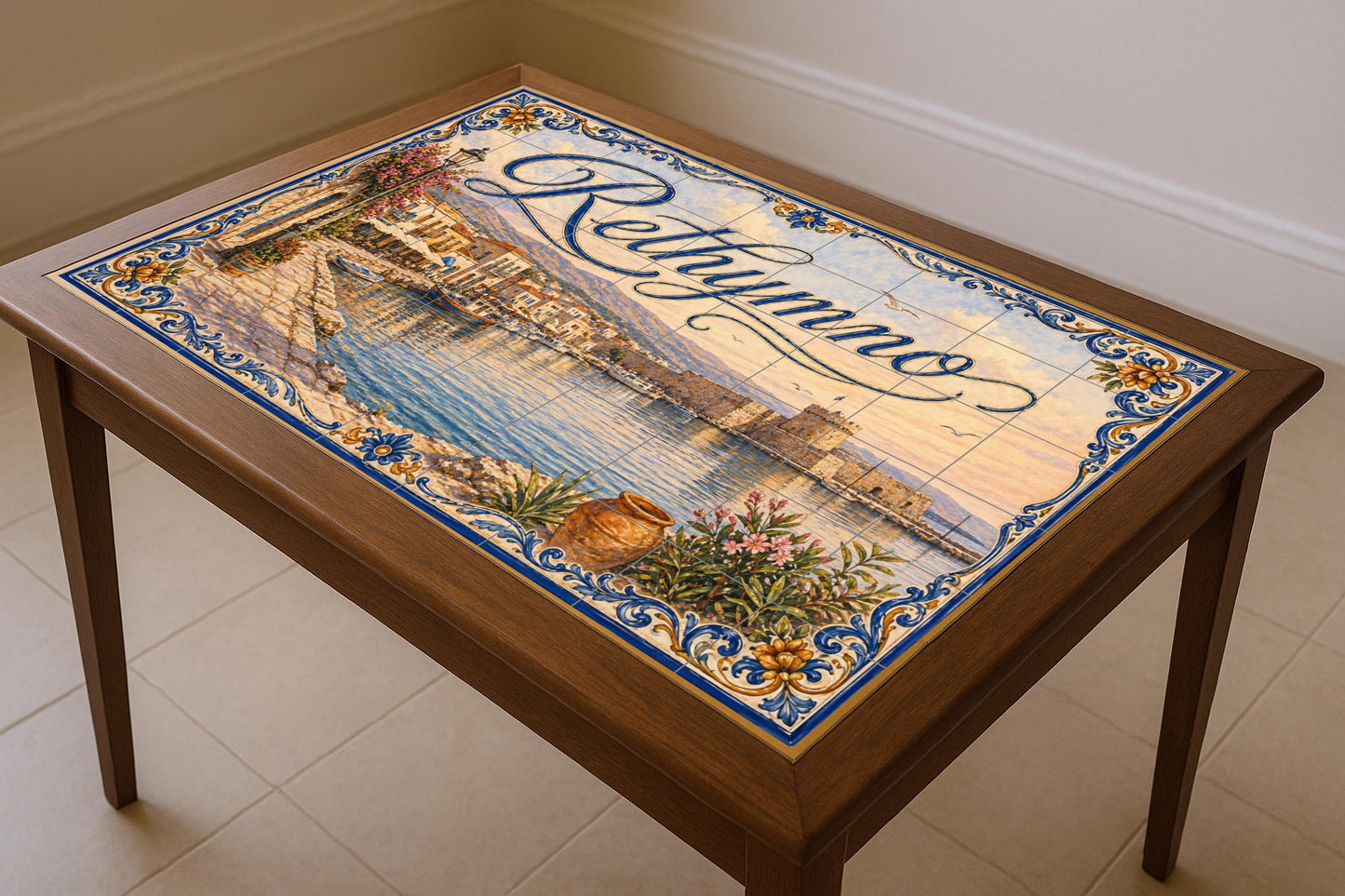 Del Porto Veneziano di Rethymno, decoración · Murale Ceramico — Decoro Nautico