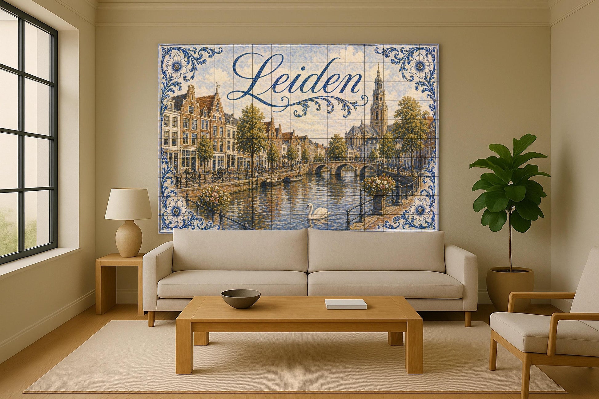 Leiden, Pays-Bas , Art Mural — Décor d'Art Populaire, Art Mural en Céramique
